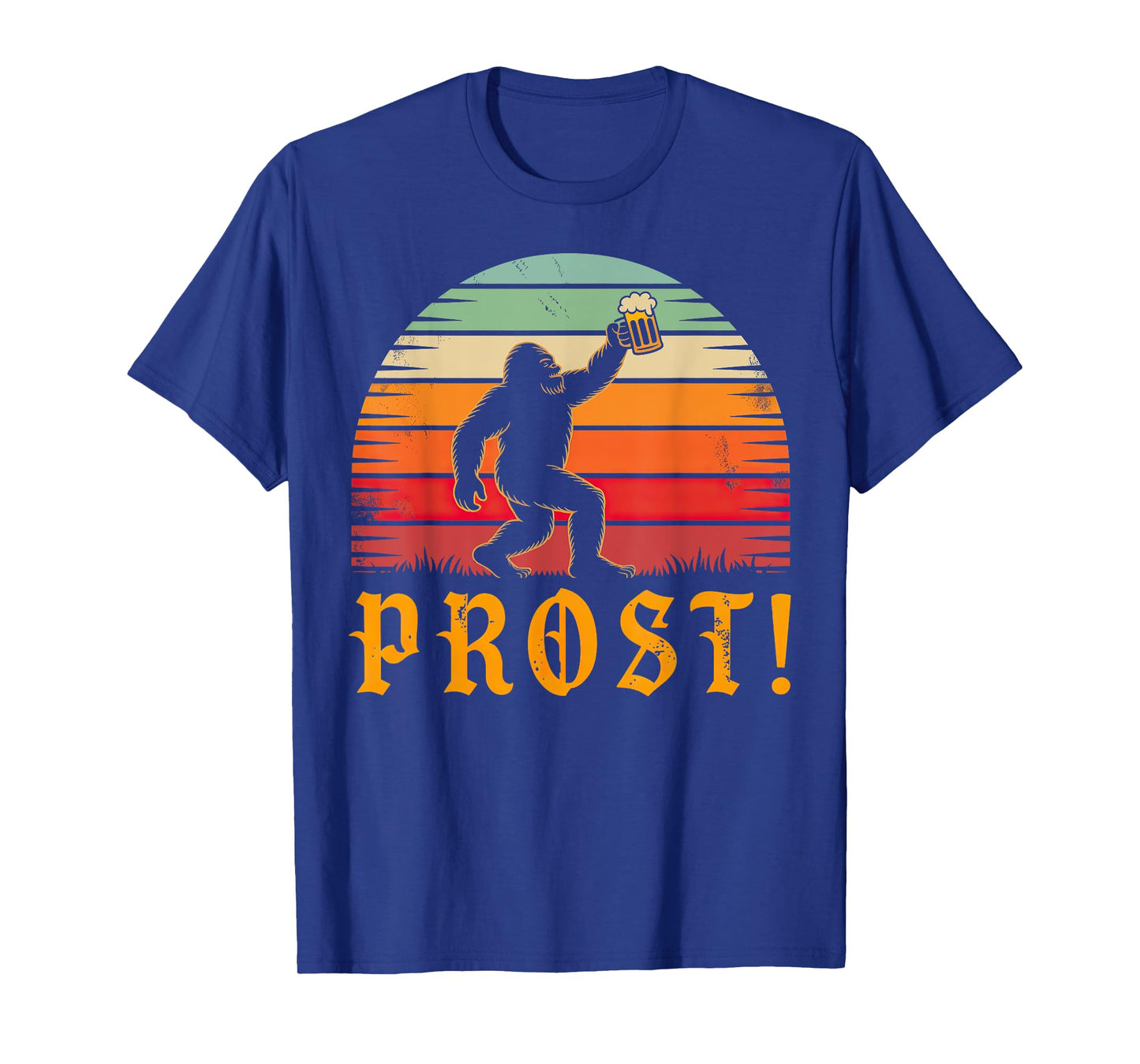 PROST Bigfoot Drinking Beer German Oktoberfest T-Shirt