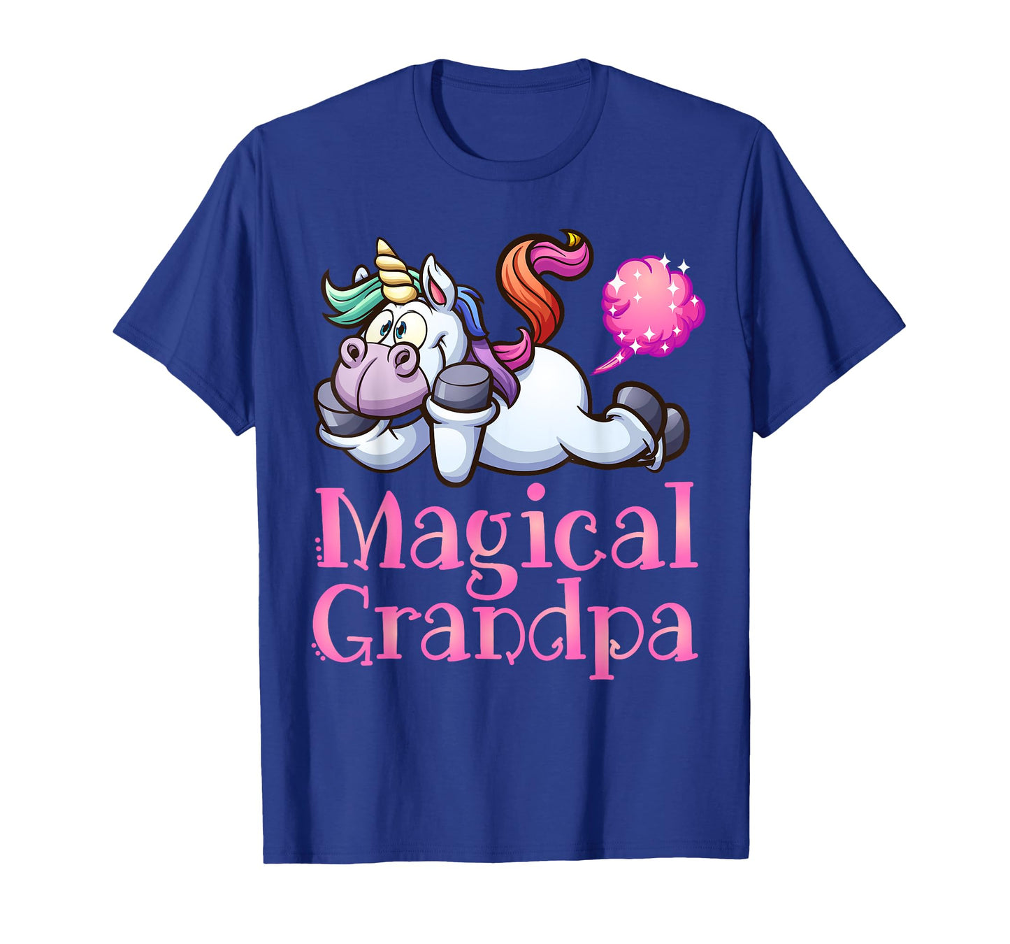 Funny Magical Grandpa, FARTING Rainbow Unicorn, Magic Gift