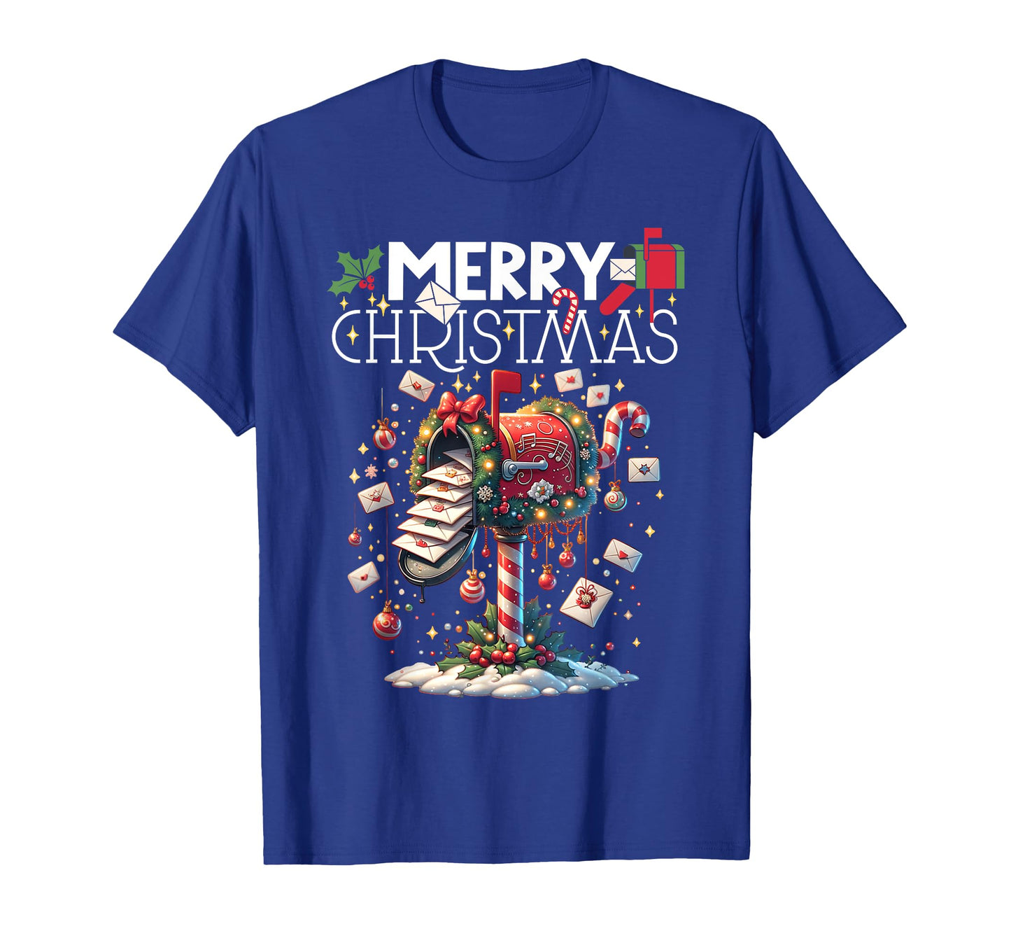 Merry Christmas Xmas Postal Worker Funny T-Shirt