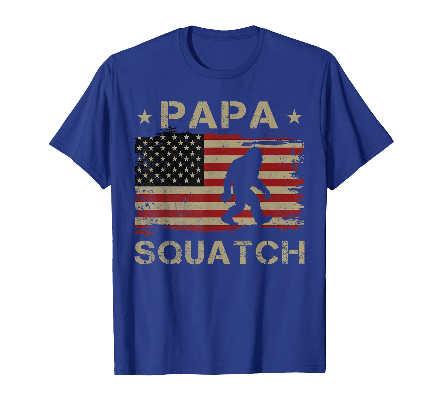 Papa Squatch Bigfoot Sasquatch Papasquatch Father's Day Men T-Shirt