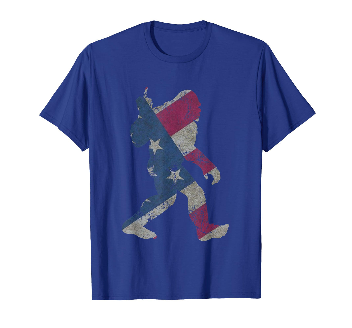 Funny USA Bigfoot Middle Finger for Sasquatch Believers T-Shirt