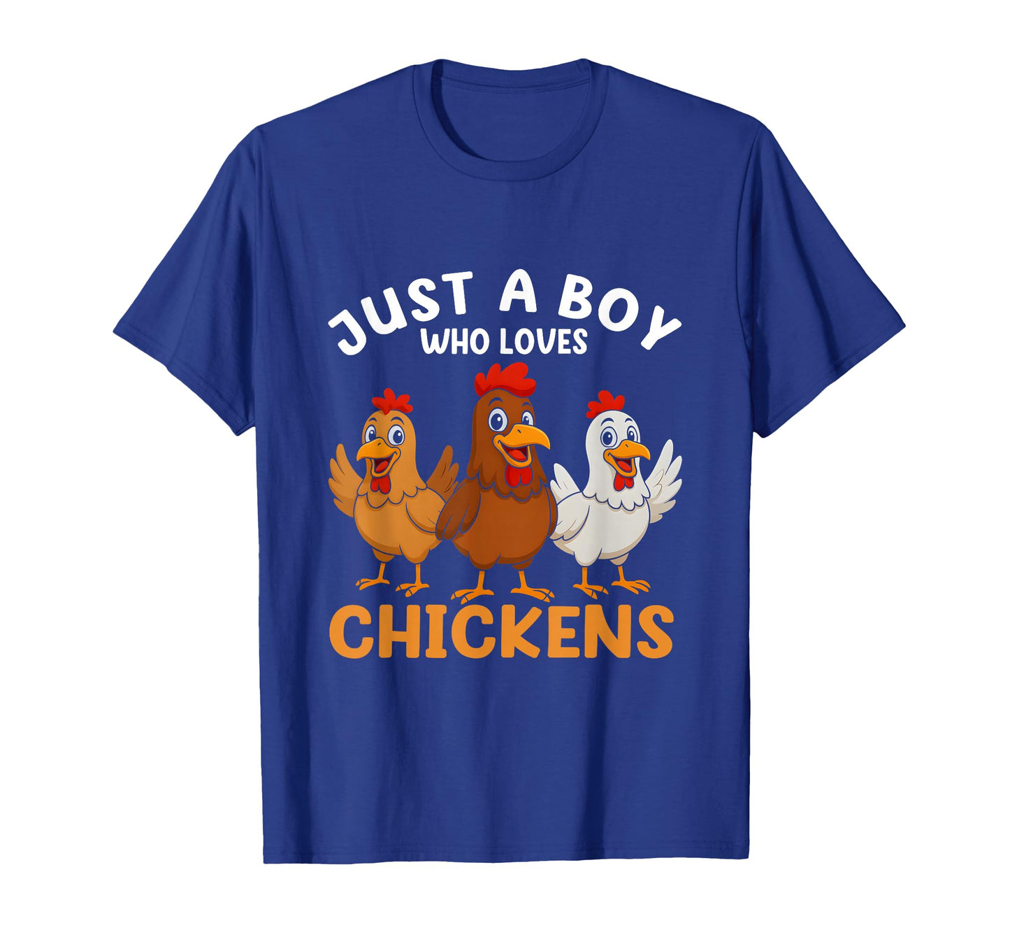 Just a Boy who loves Chickens Kids Boys Chicken T-Shirt