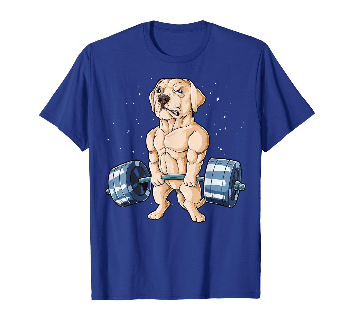 Labrador Weightlifting Funny Deadlift Men Fitness Gym Gifts T-Shirt