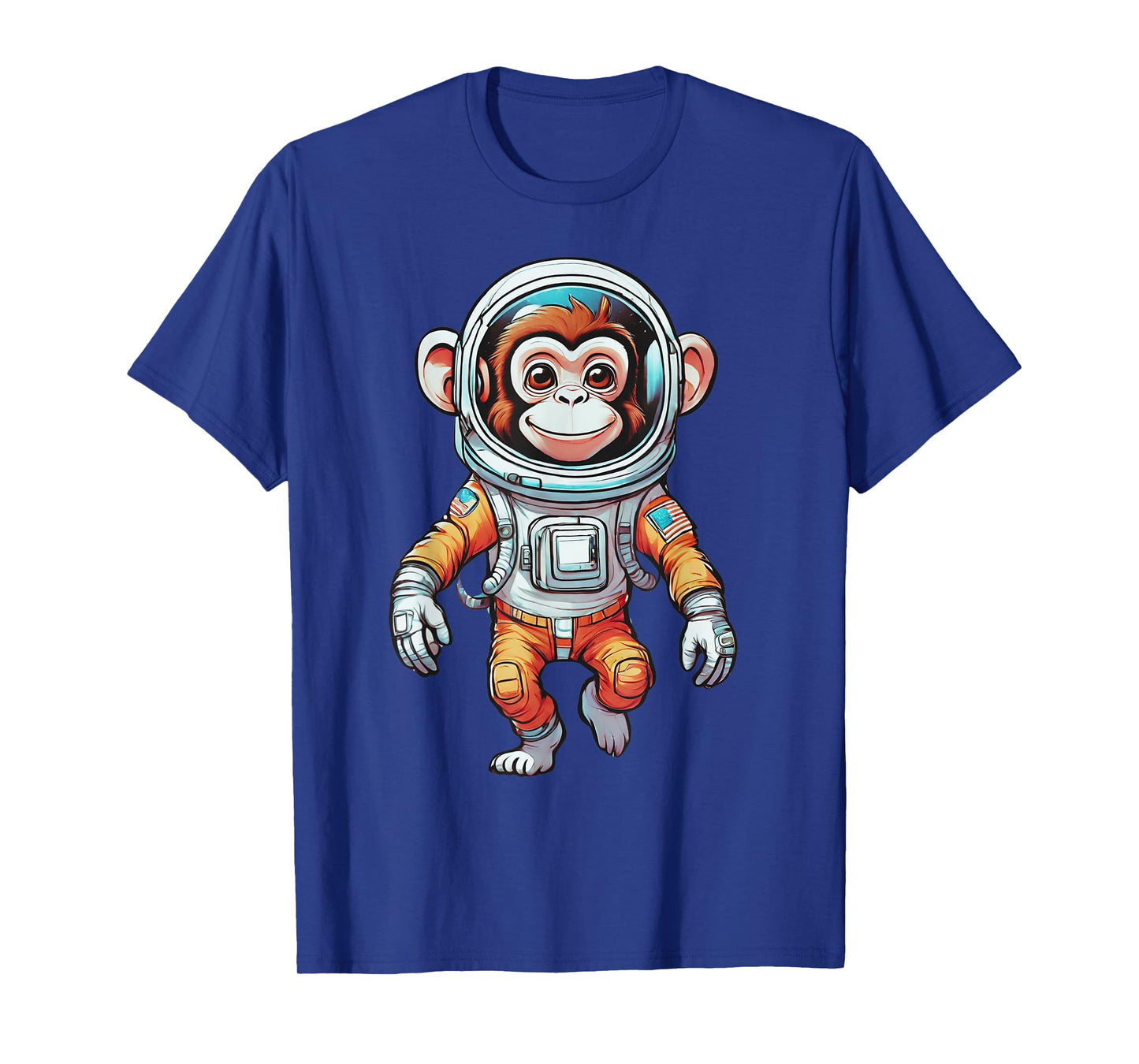 Funny Astronaut Monkey Cosmonaut Space Galaxy Lover Gift T-Shirt