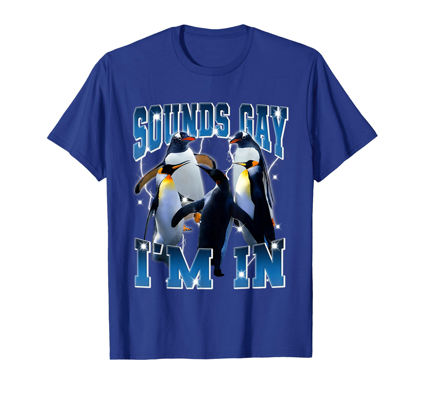 Gay Penguin Sounds Gay I'm In Queer Lesbian Lgbtq Bootleg T-Shirt
