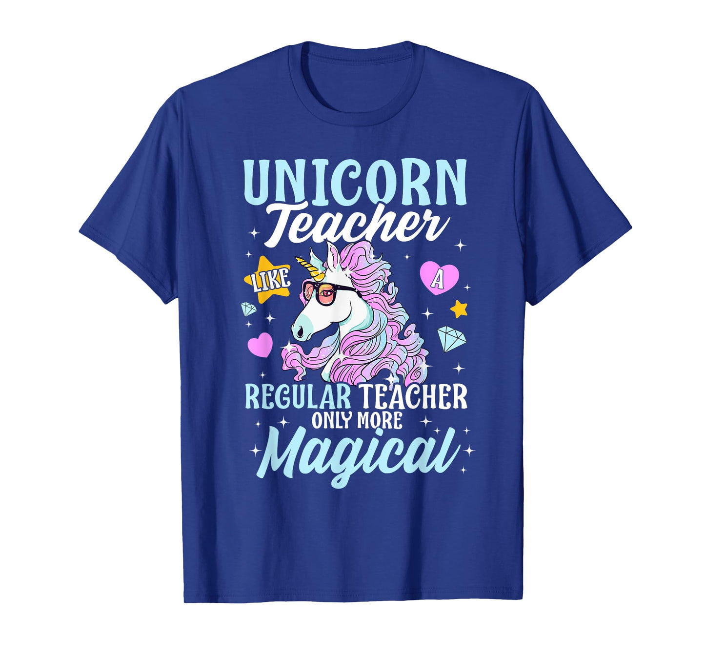 Unicorn Teacher Back To School Cute Magic Teacher Men Women Kids T-Shirt