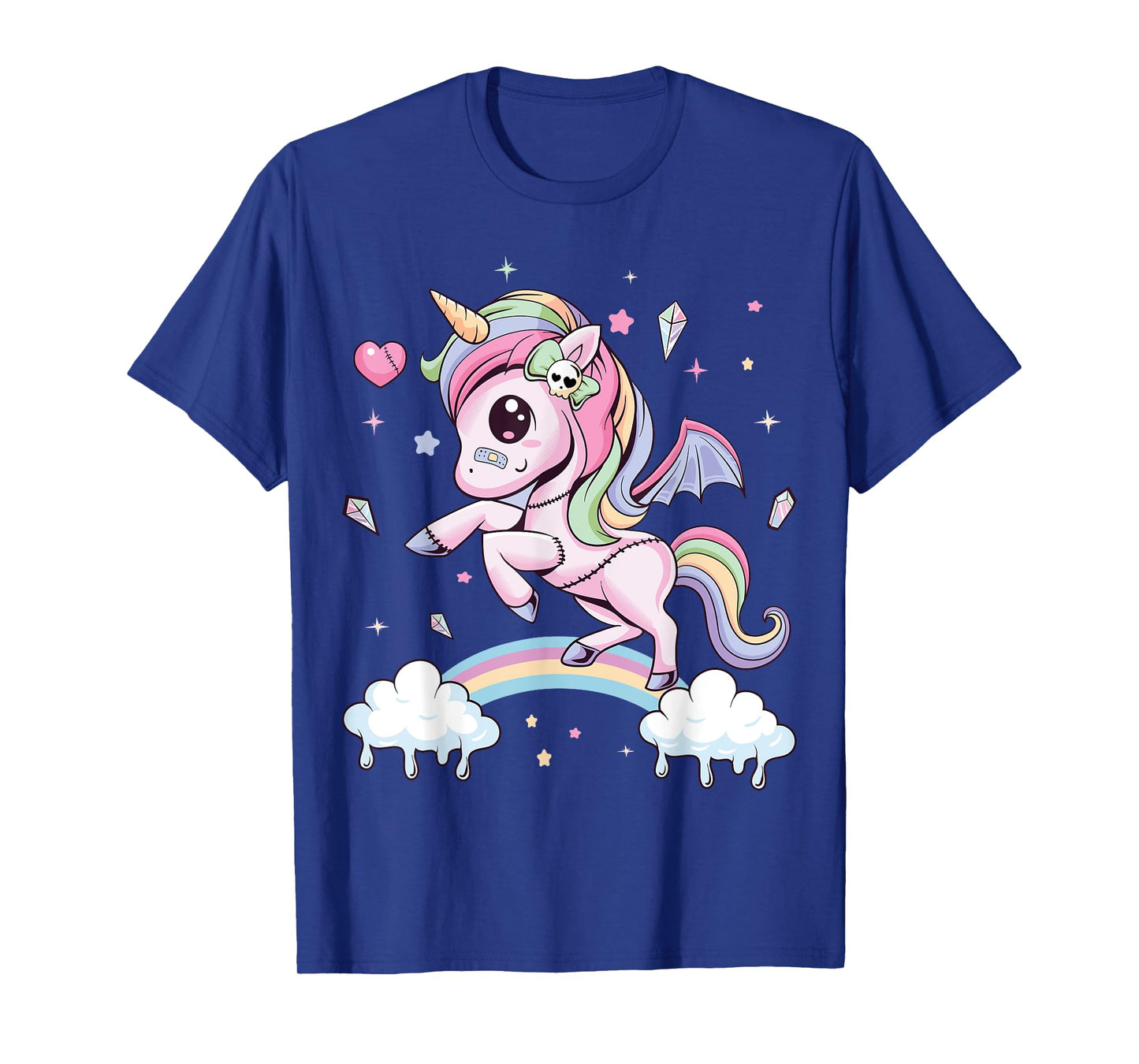 Pastel Goth Cute Creepy Unicorn Wiccan Kawaii Menhera Witchy T-Shirt