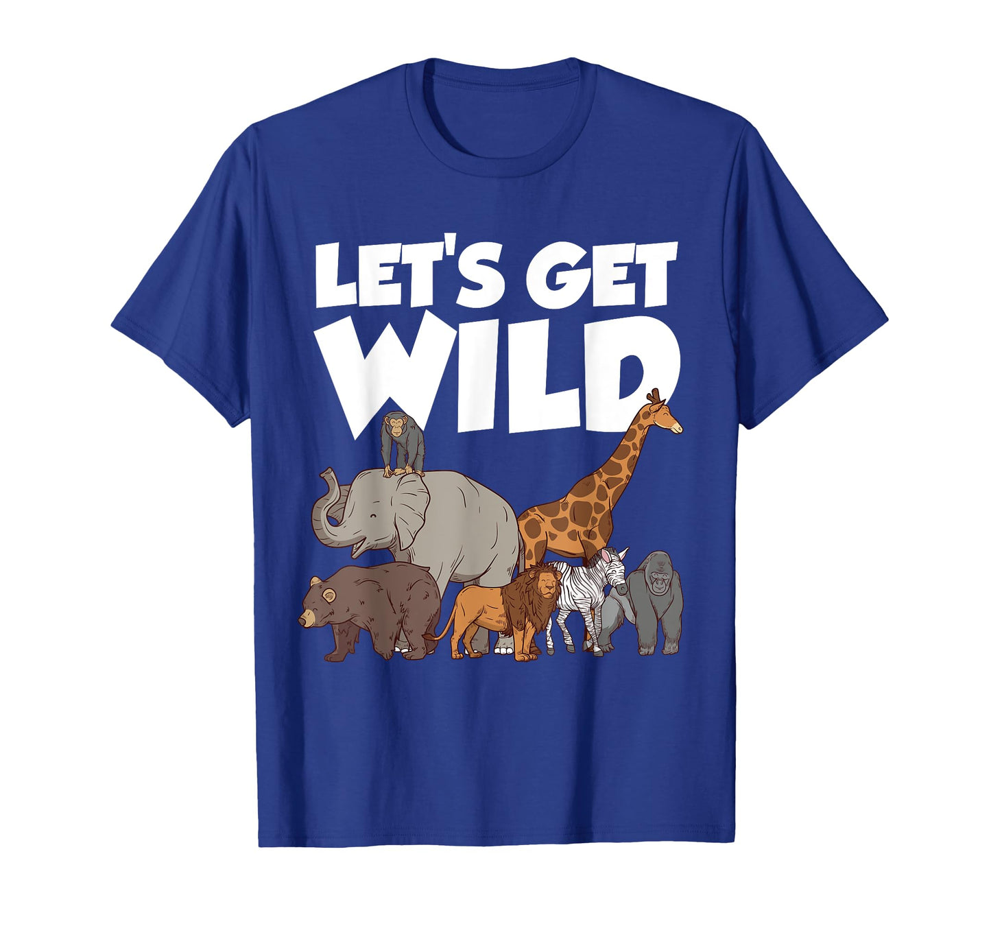 Funny Safari Art For Kids Boys Girls Zookeeper Safari Lover T-Shirt