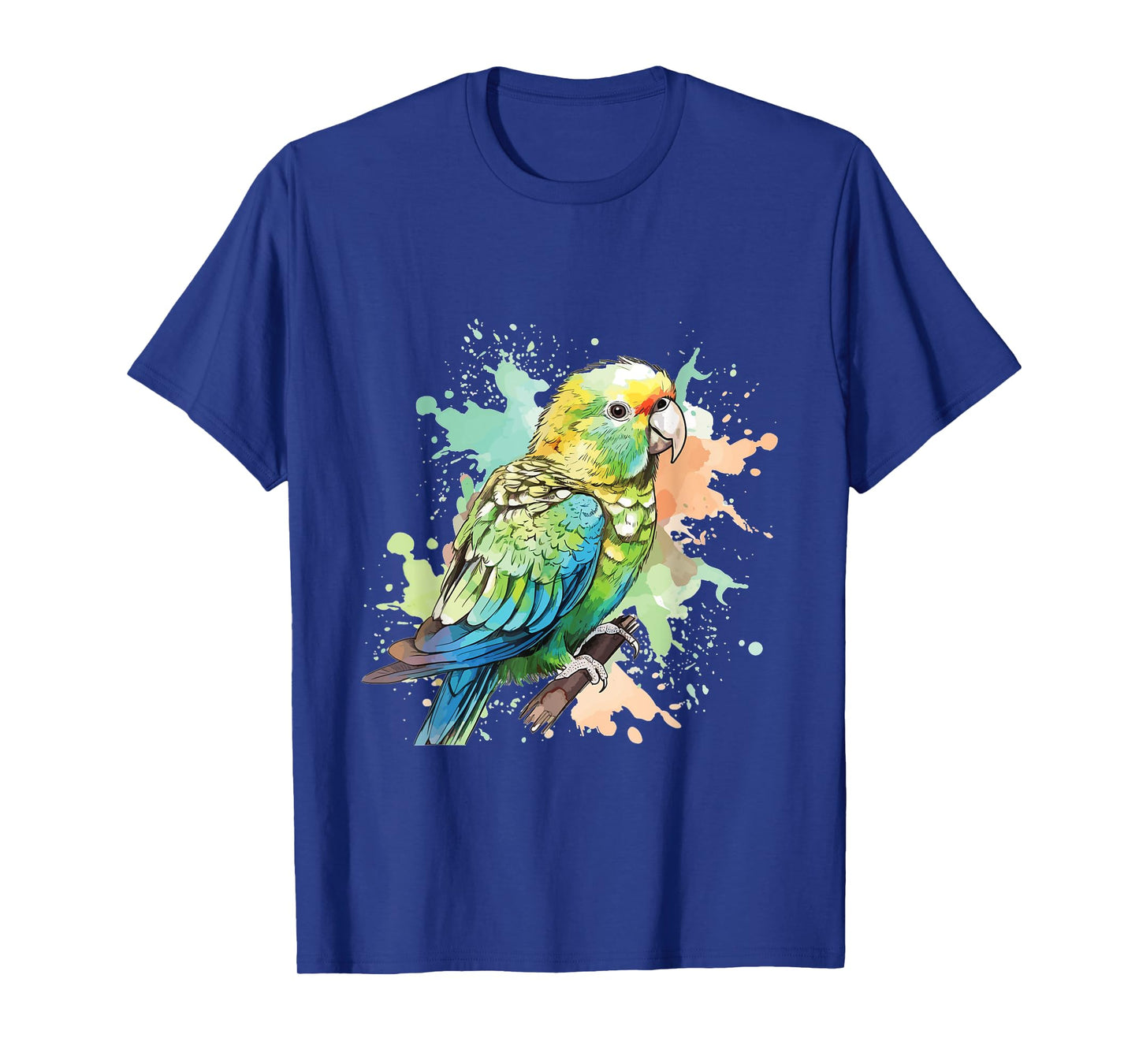 Cute Budgie Watercolor Art T-Shirt