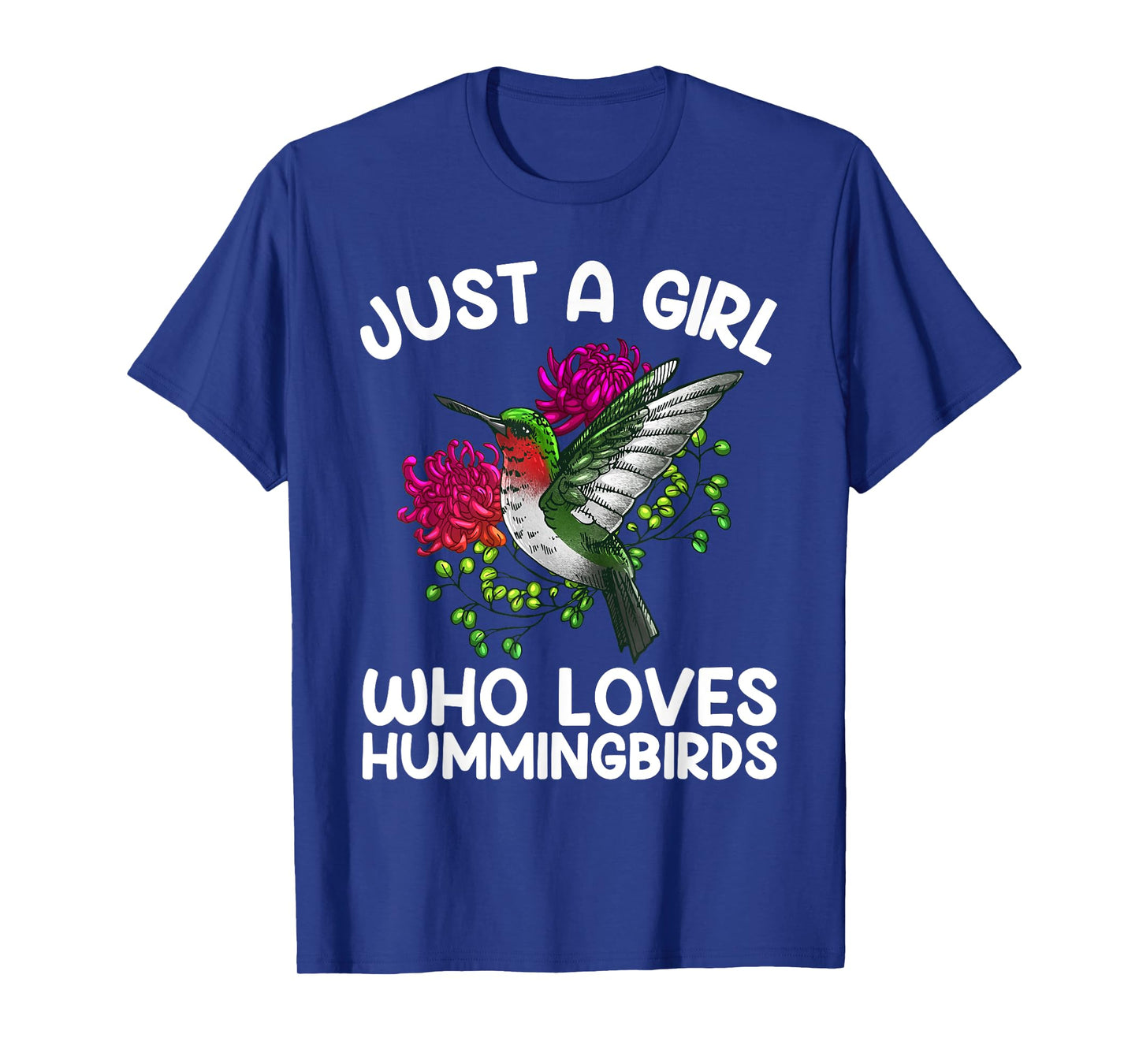 Cool Hummingbird For Women Girl Tropical Bird Watcher Birder T-Shirt