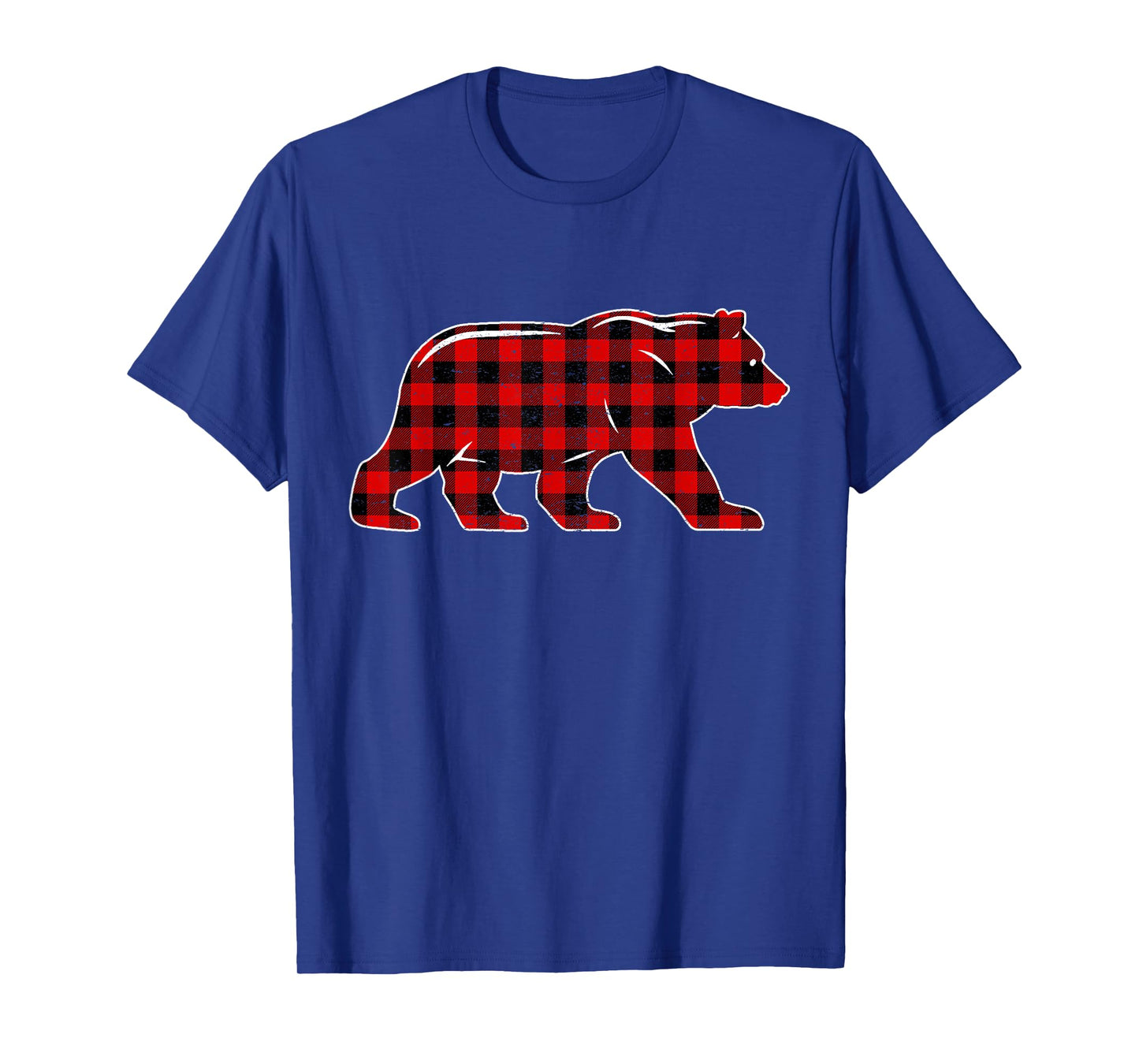 Red Buffalo Plaid Christmas Bear Pajama Sweater Women Men T-Shirt