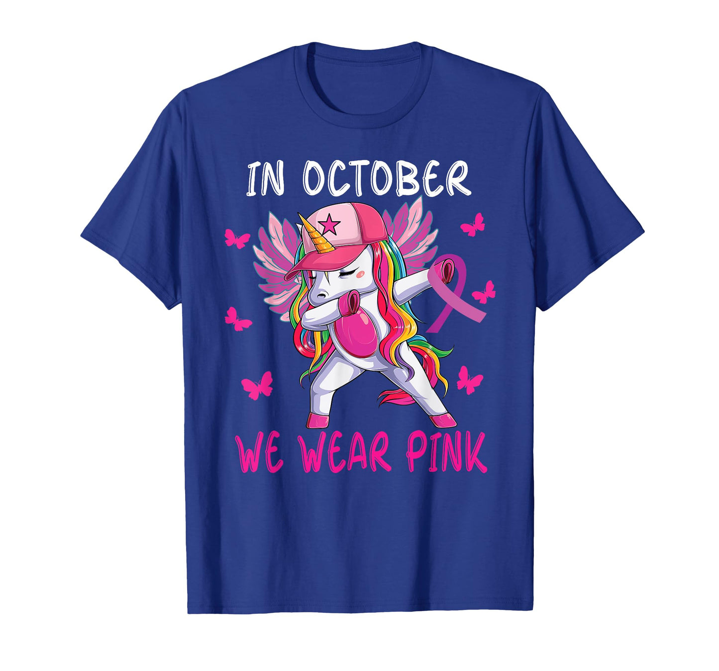 girls breast cancer awareness for toddlers kids Women T-Shirt