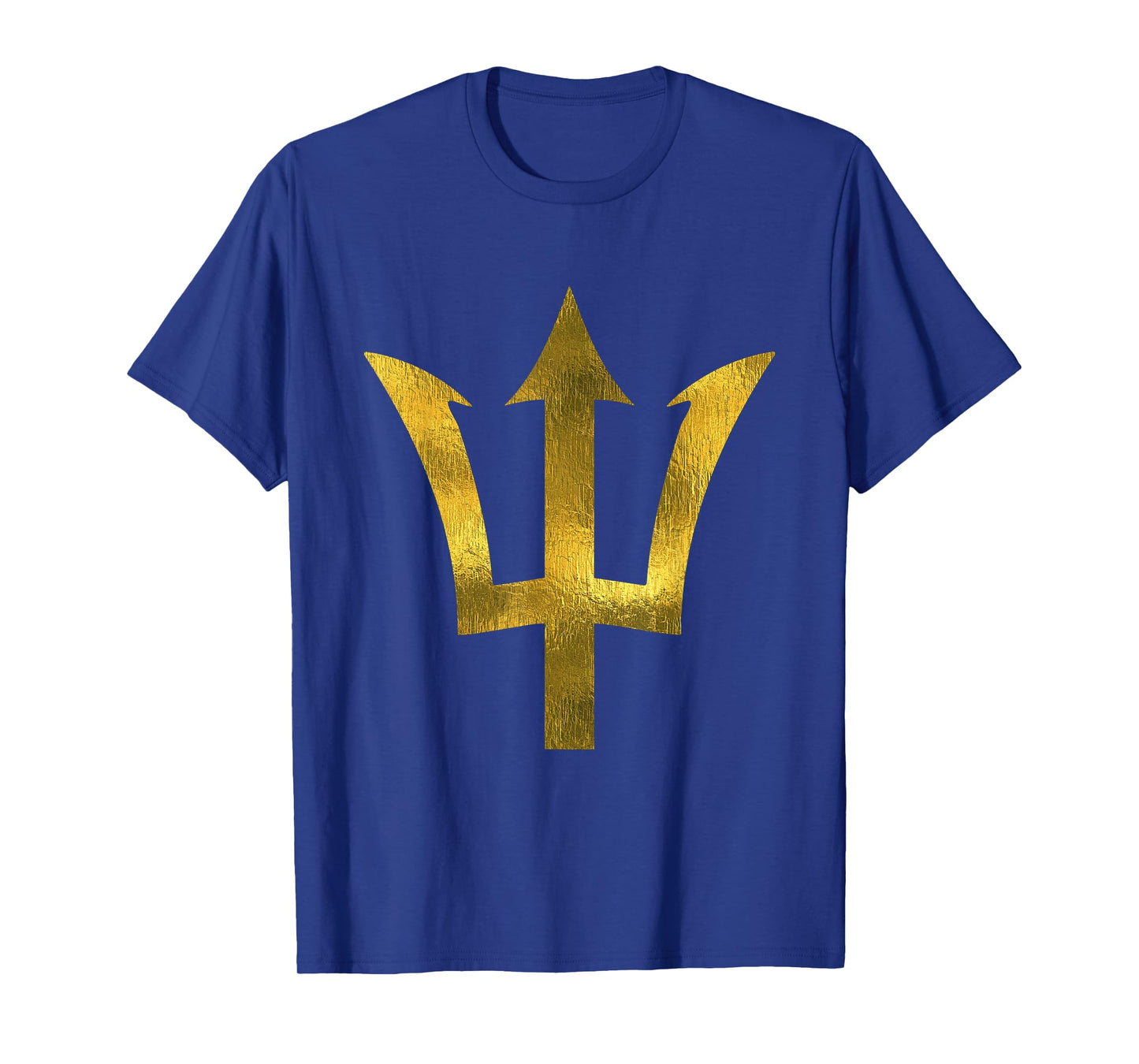 Bajan t shirt Barbados tees est 1966 gold trident T-Shirt