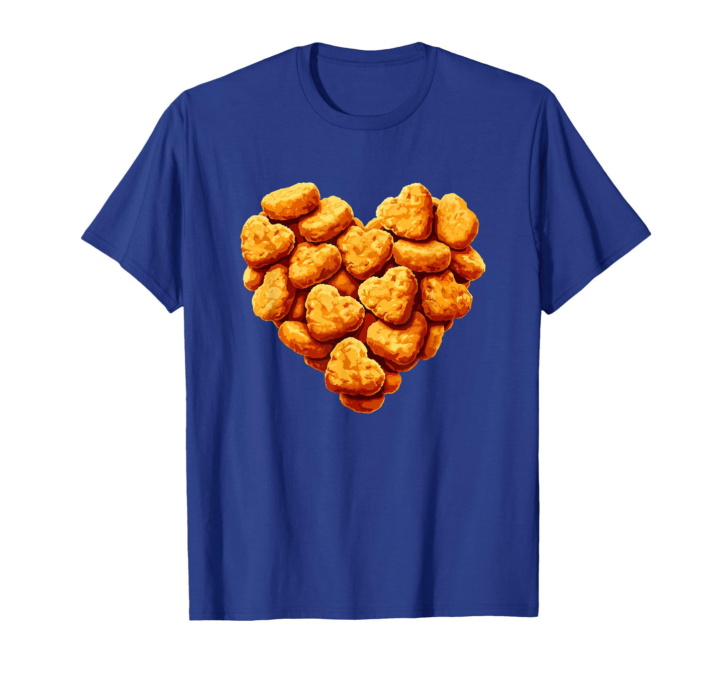 Chicken Nuggets Are My Valentine Heart Funny Valentines Day T-Shirt