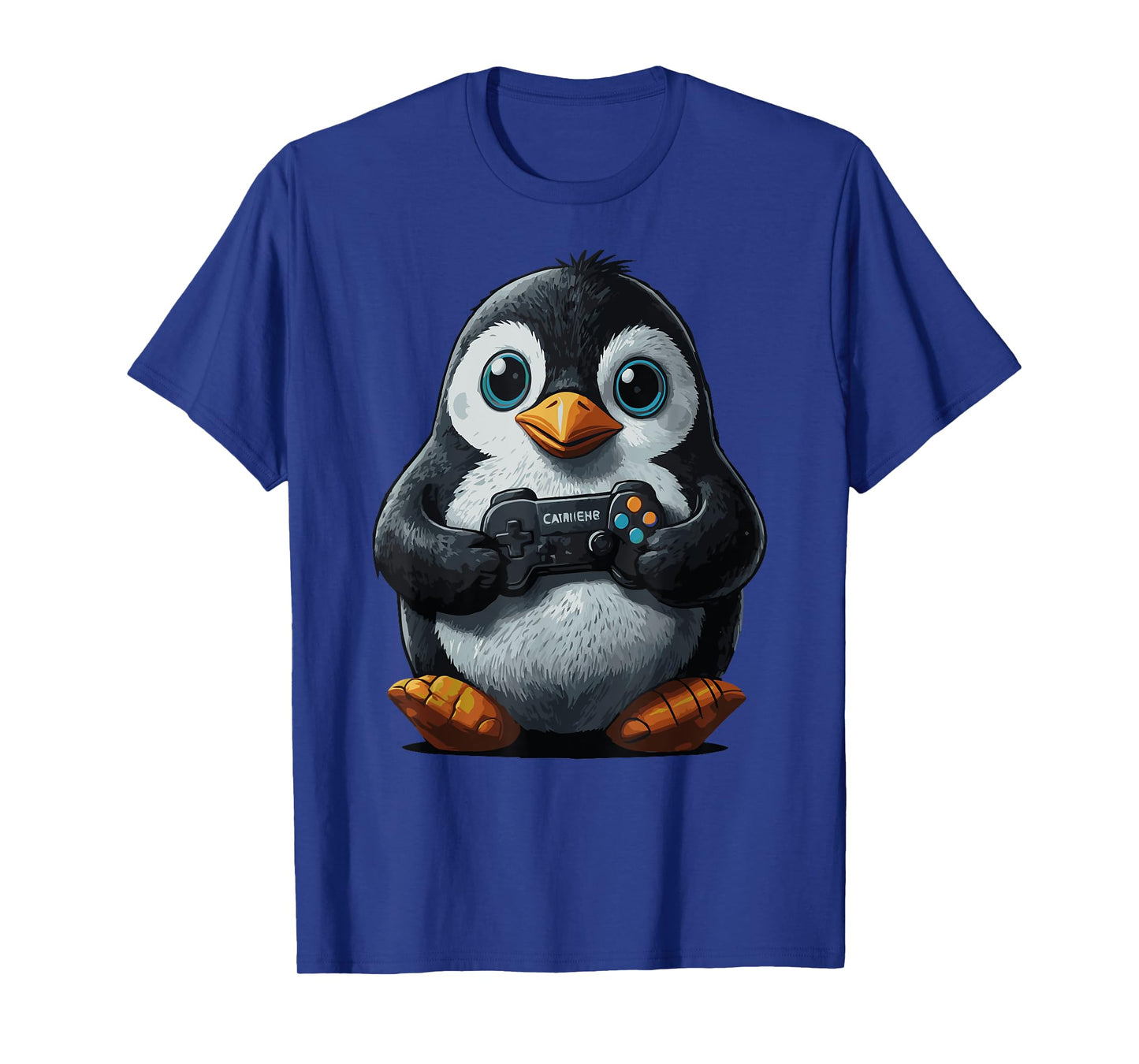 Gaming Cute Penguin gamer Penguin Playing Video Games T-Shirt