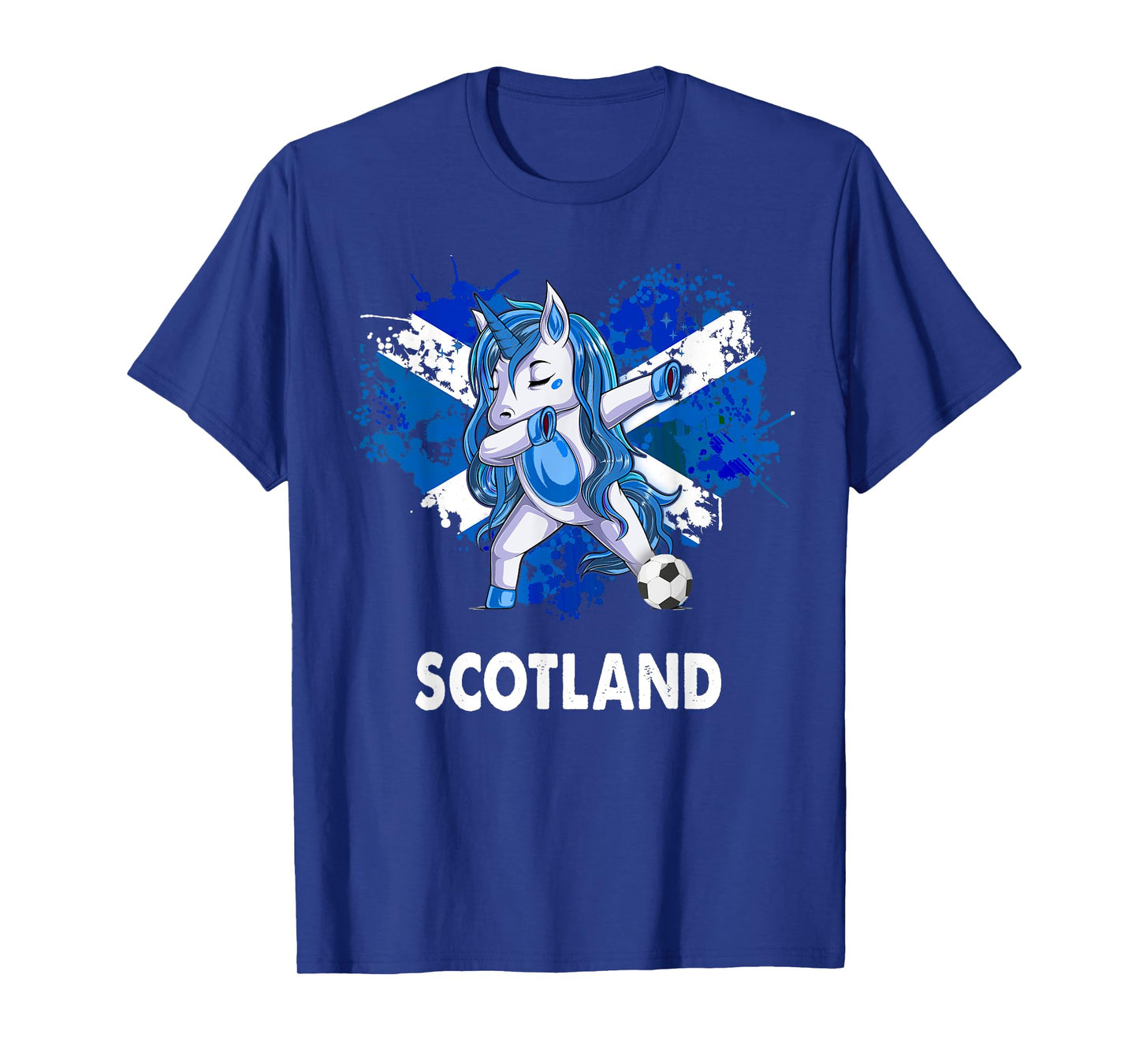 Unicorn Scottish Flag For Kids & Scottish Expats In Scotland T-Shirt