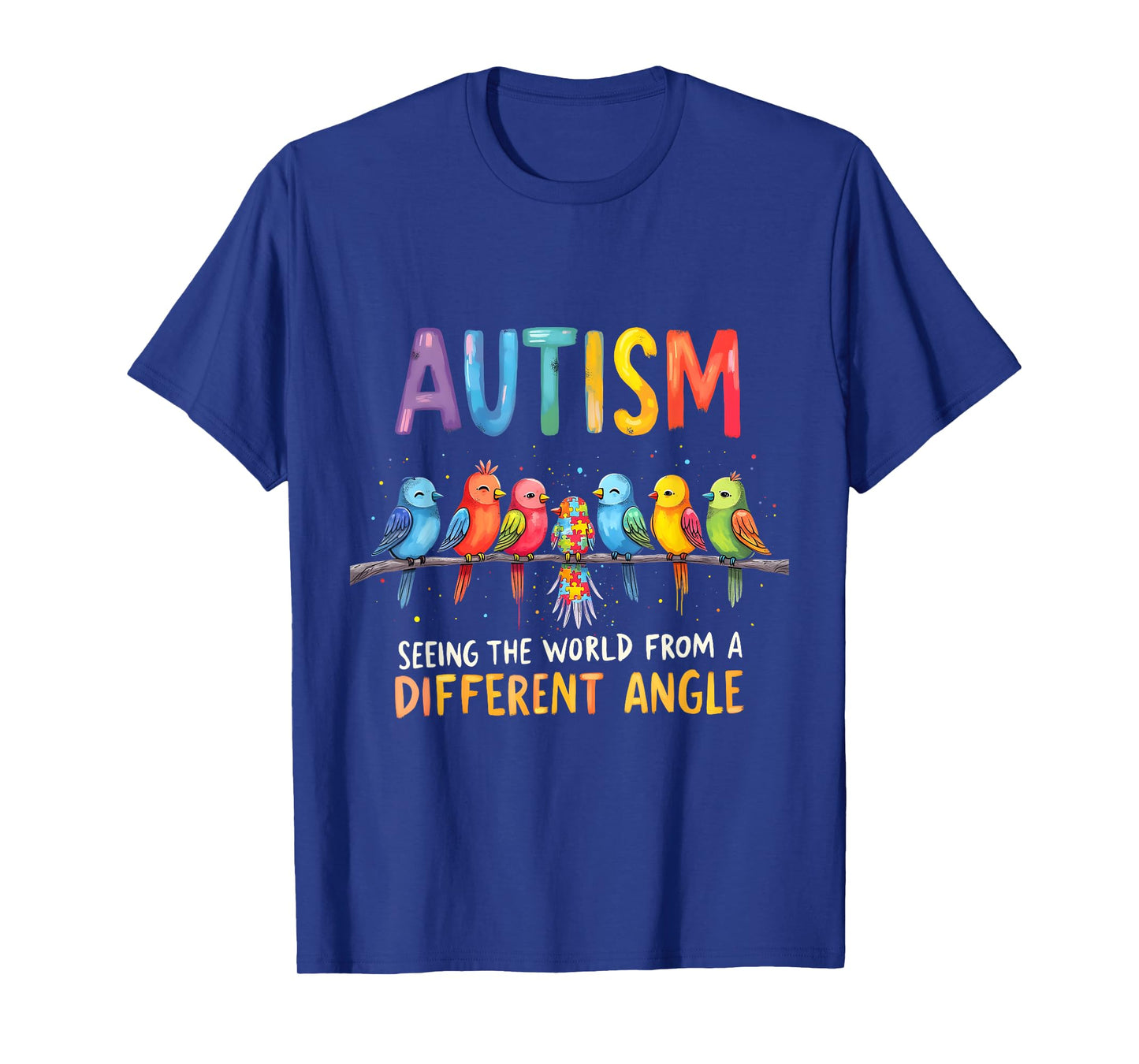 Autism Awareness Different Angle Neurodiversity Design T-Shirt