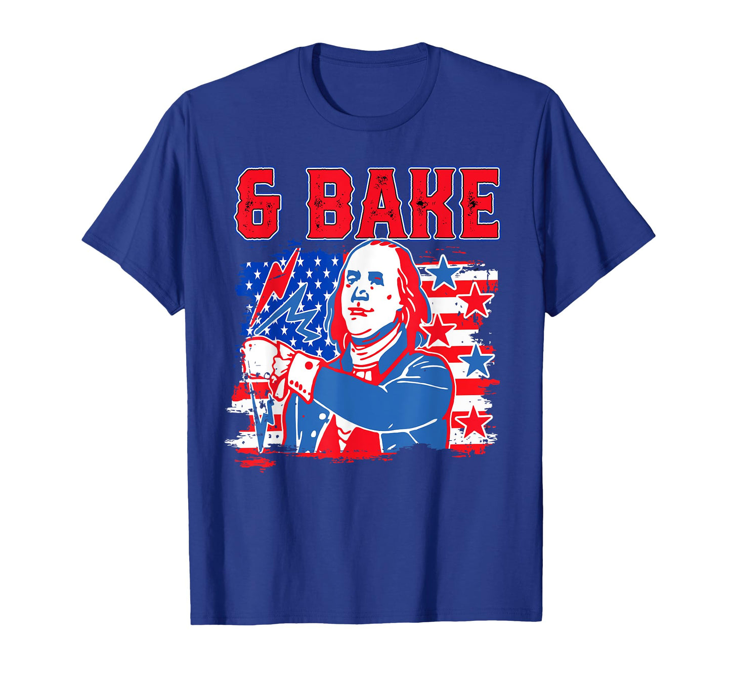 Shake & Bake 4th Of July George Washington Benjamin Franklin T-Shirt