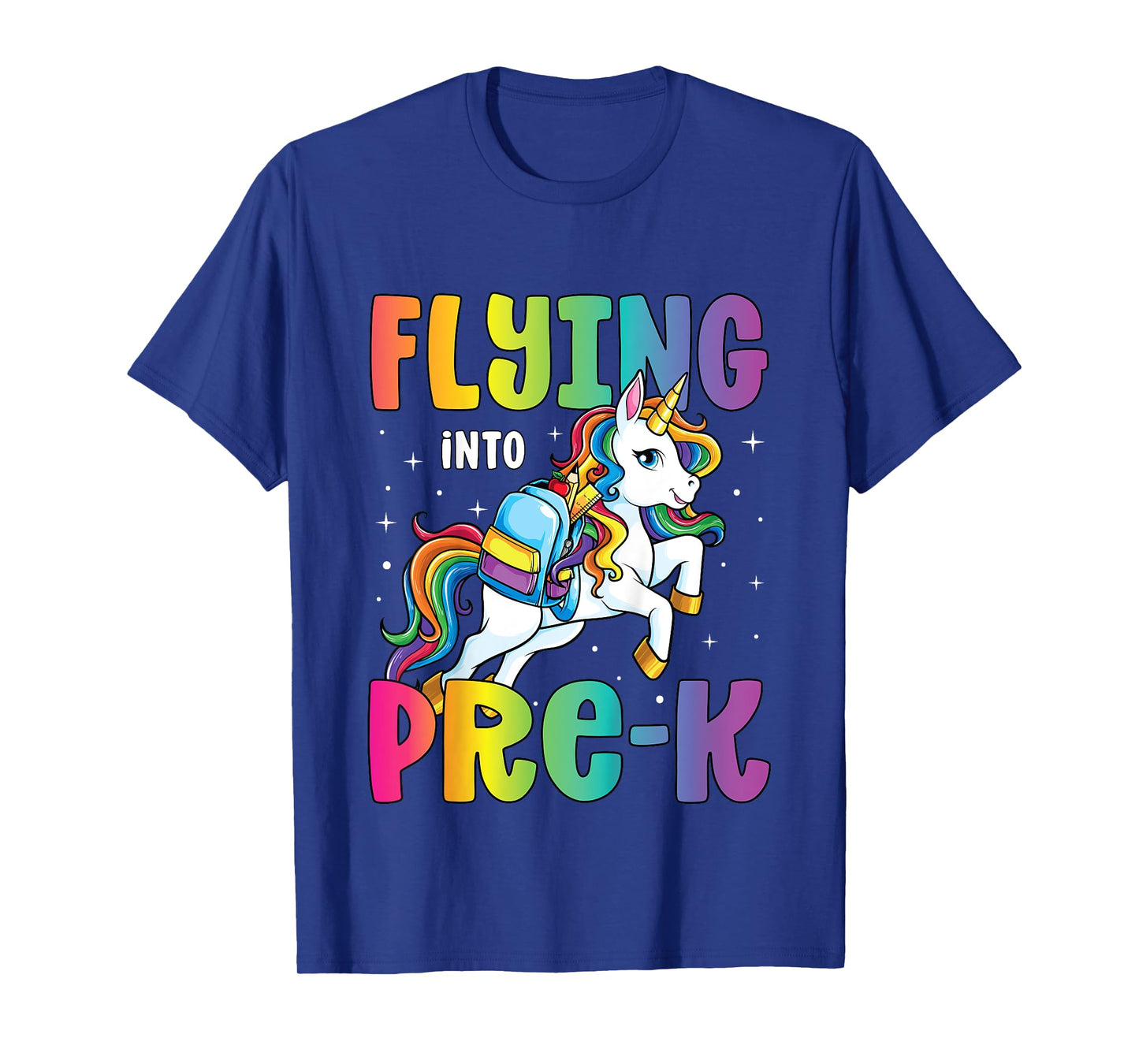 Pre Kindergarten Girls Unicorn First Day of Pre K T-Shirt