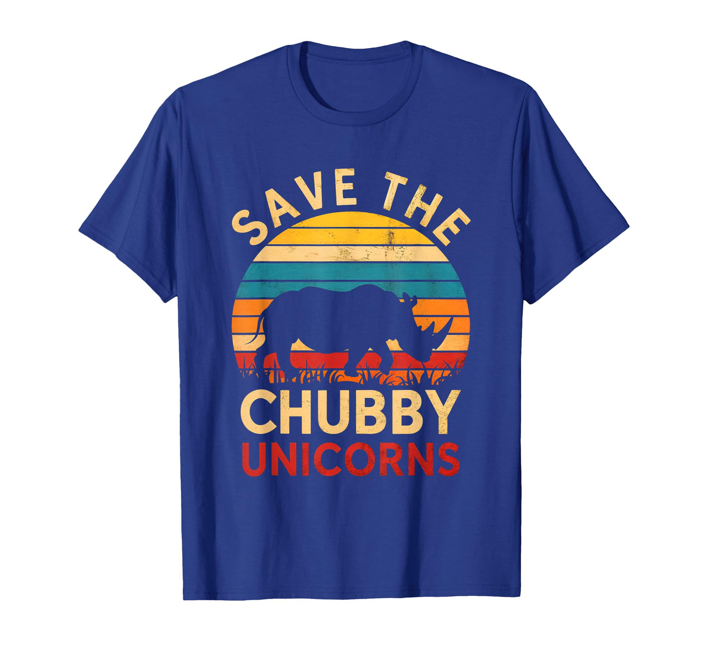 Save The Chubby Unicorns Rhino Animal Rights Conservation T-Shirt