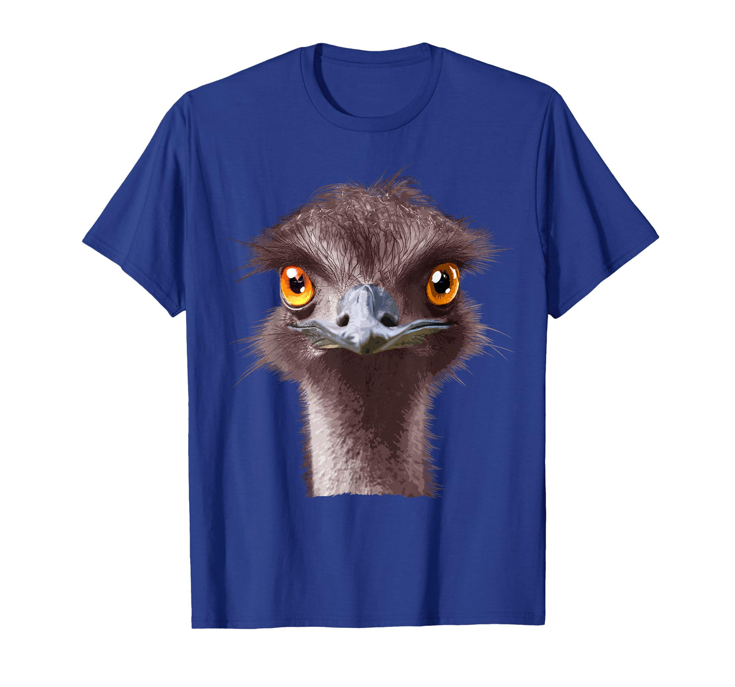Funny Emu Head Art Men Women Boys Girls Kids Emu Bird Lover T-Shirt