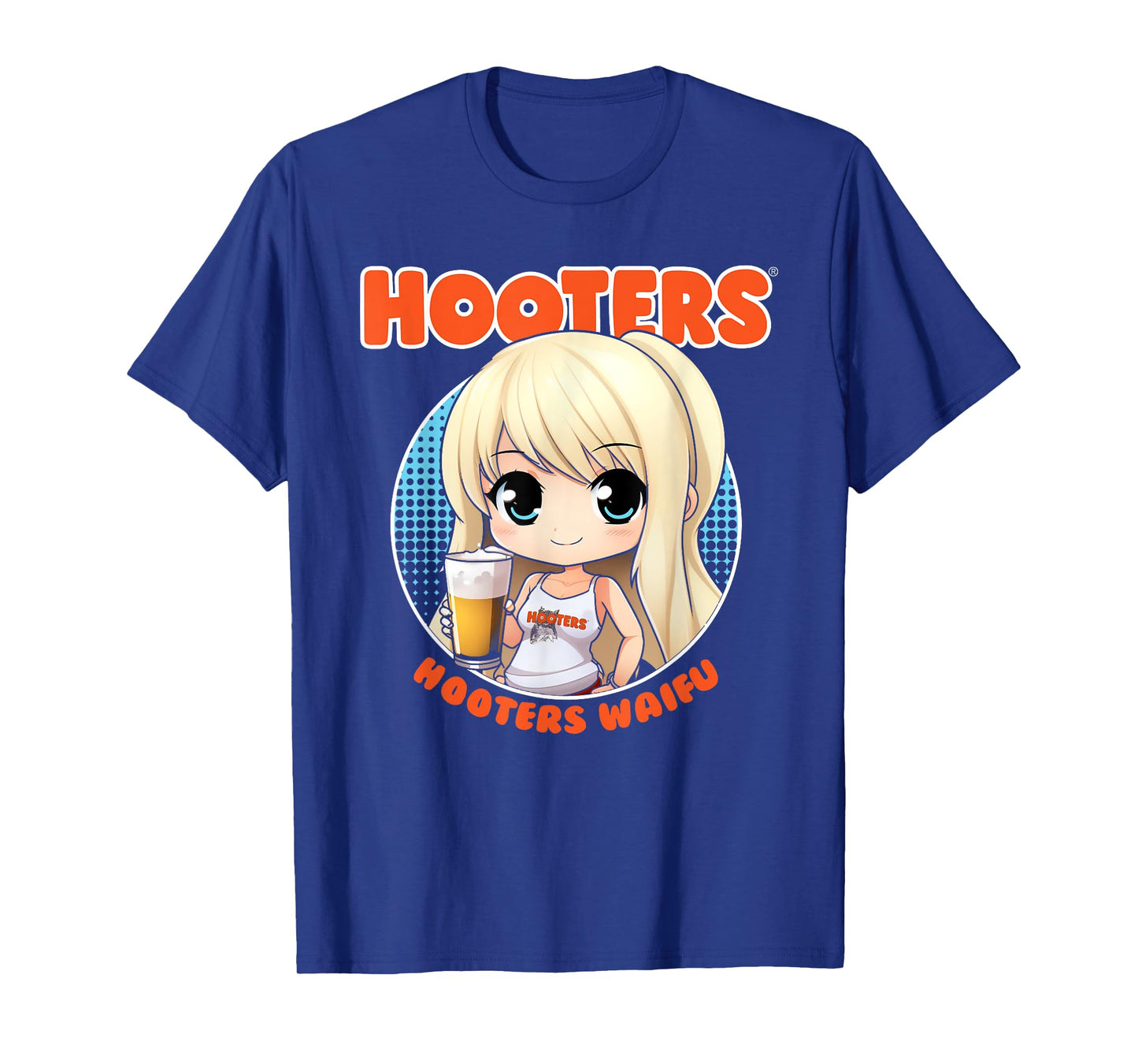 Hooters Waifu Anime Inspired Kawaii Girl T-Shirt