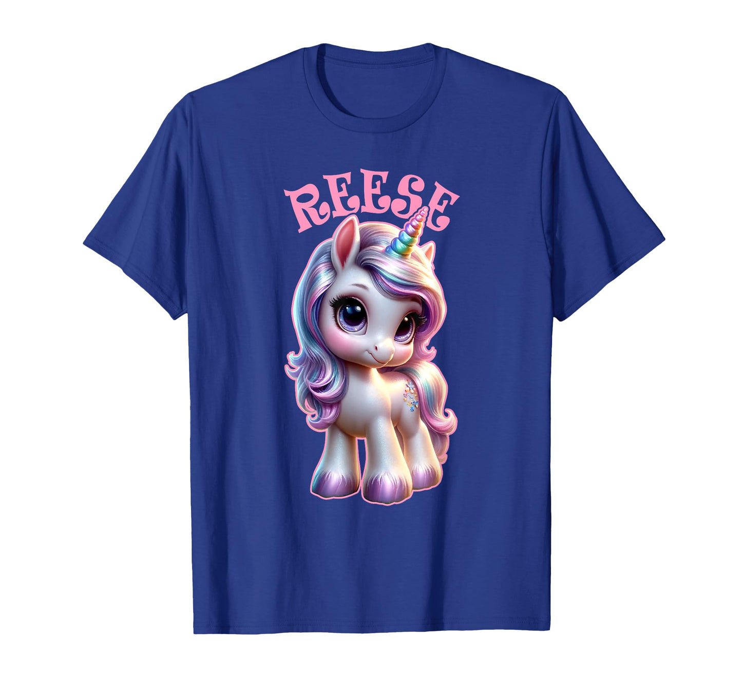 Reese Cute Unicorn Design for Girls Name Reese T-Shirt