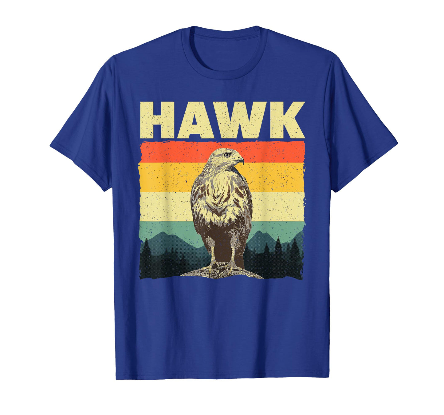 Cute Hawk Design For Men Women Kids Bird Vintage Hawk Lovers T-Shirt