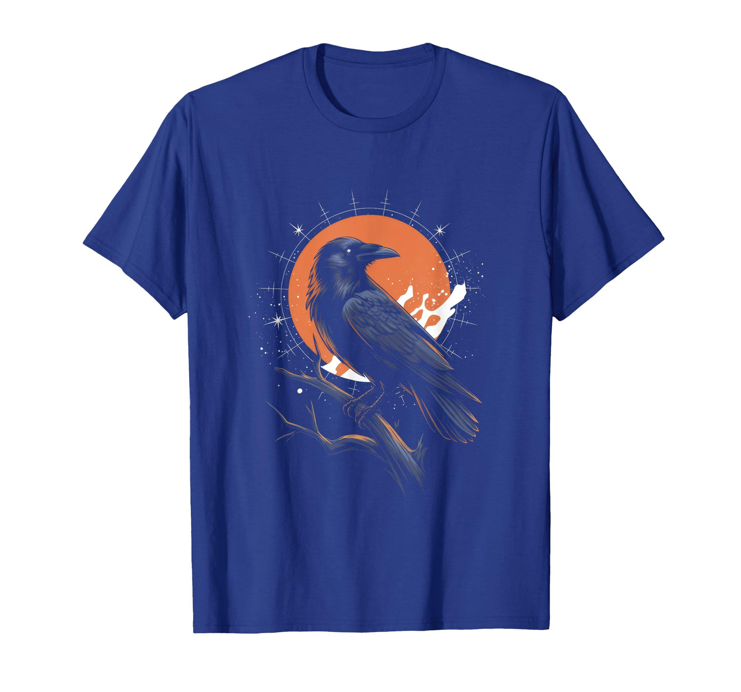 Raven Crow Dark Bird Witchcraft Omens Midnight T-Shirt
