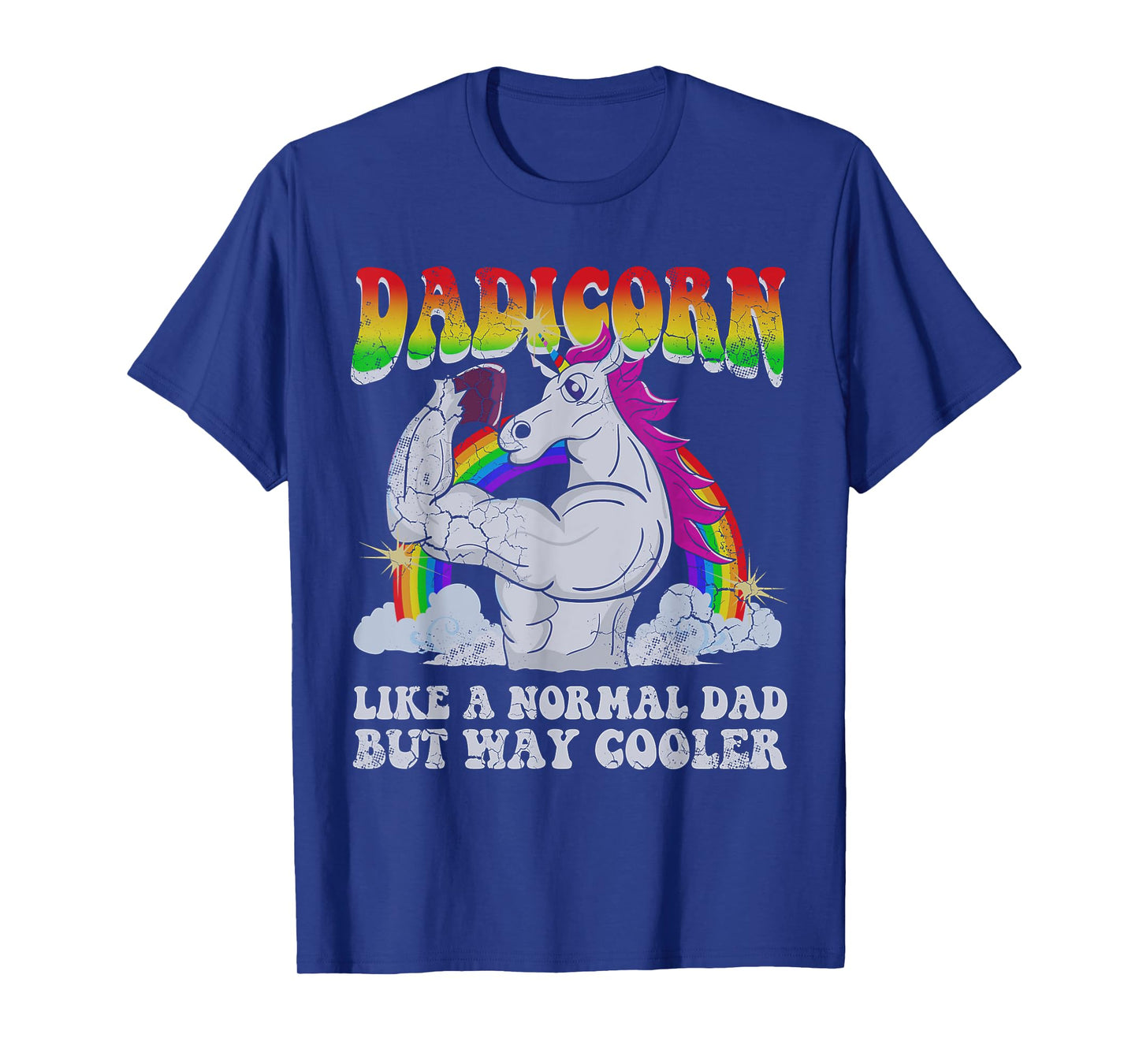 Dadicorn Unicorn Dad T-Shirt Funny Quotes Humor Sayings Gift T-Shirt