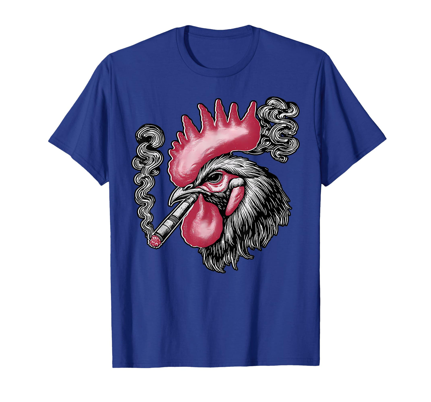 Funny Rooster Smoking Weed Marijuana Cannabis 420 Stoner T-Shirt