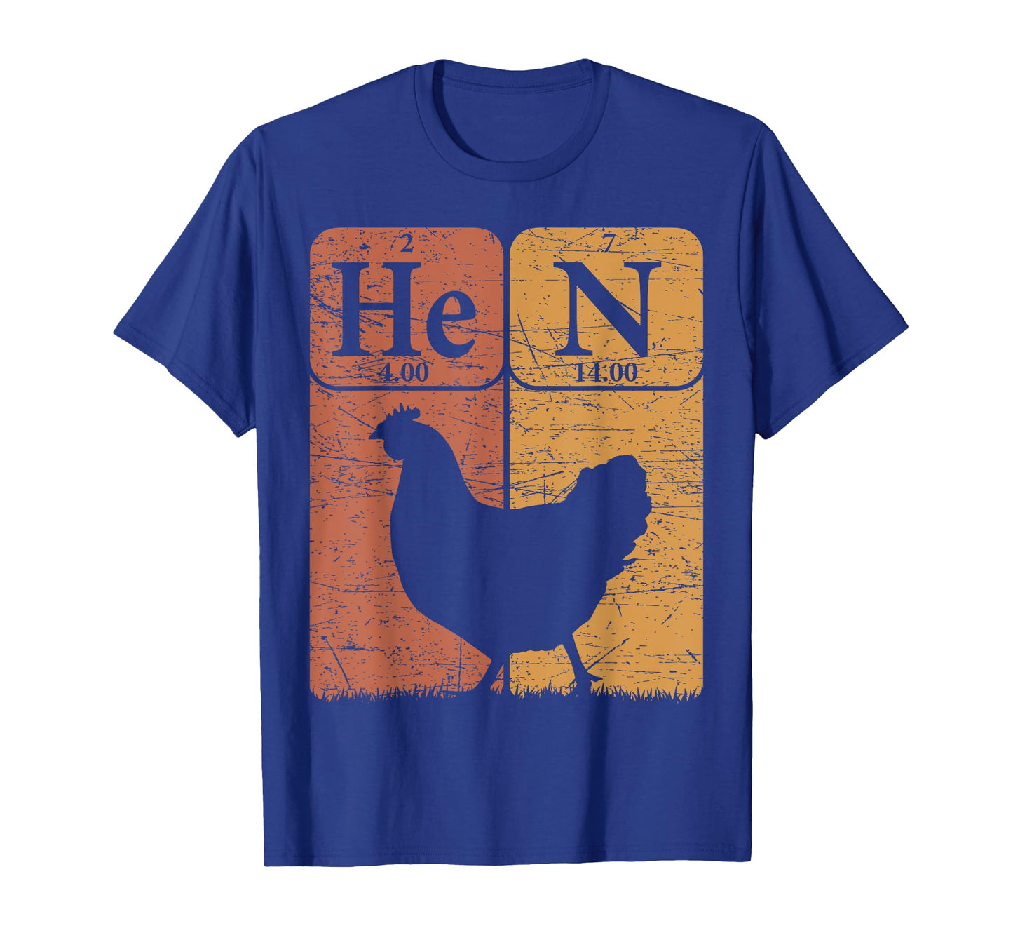 Hen Chicken Periodic Table Elements Chicken Farmer T-Shirt