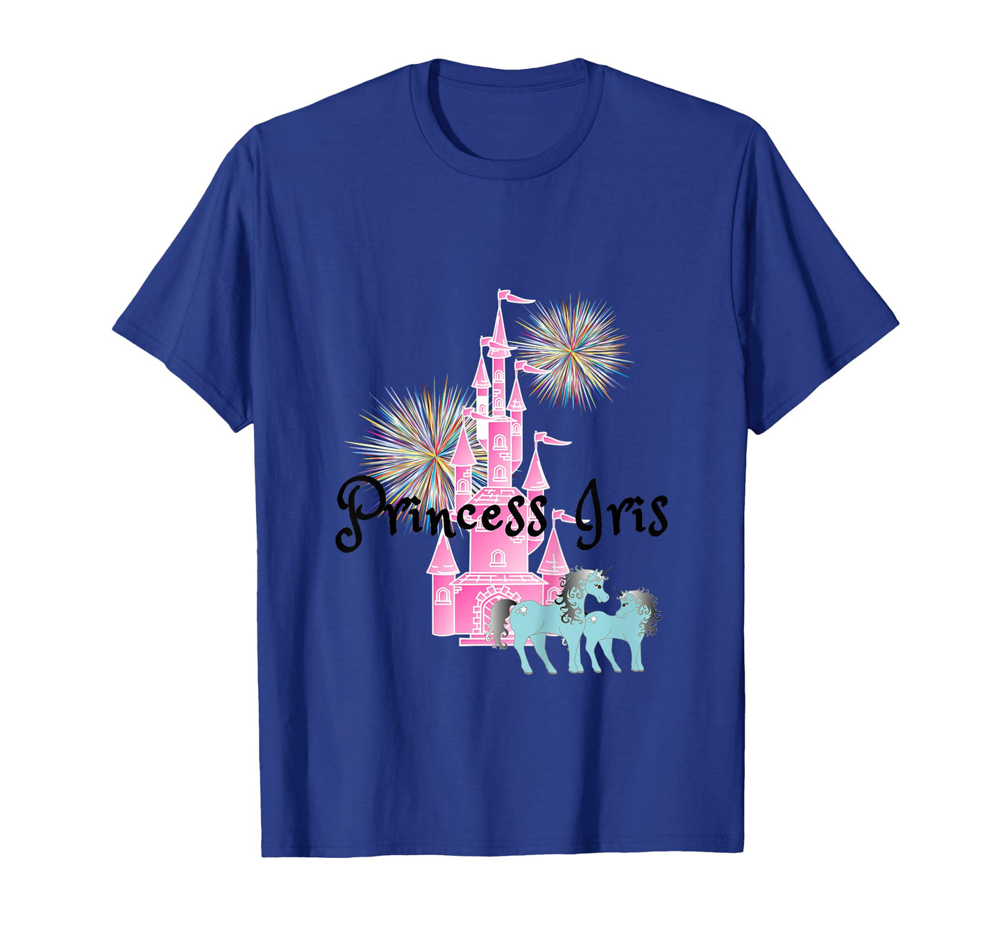 Kids Princess Iris Name Girls Personalized Custom T-Shirt