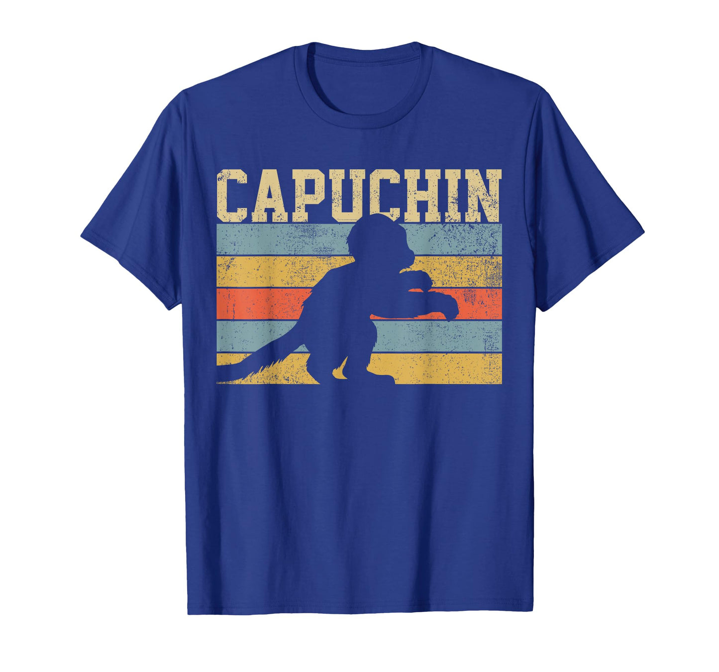 Capuchin Monkey Vintage Retro T-Shirt