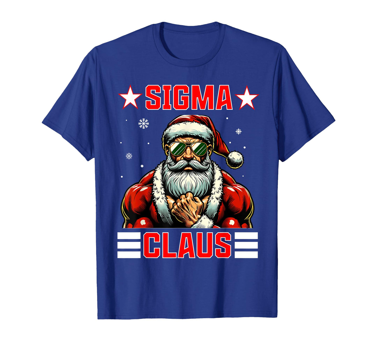 Sigma Claus Funny Christmas Santa Rizz Middle School Kids T-Shirt