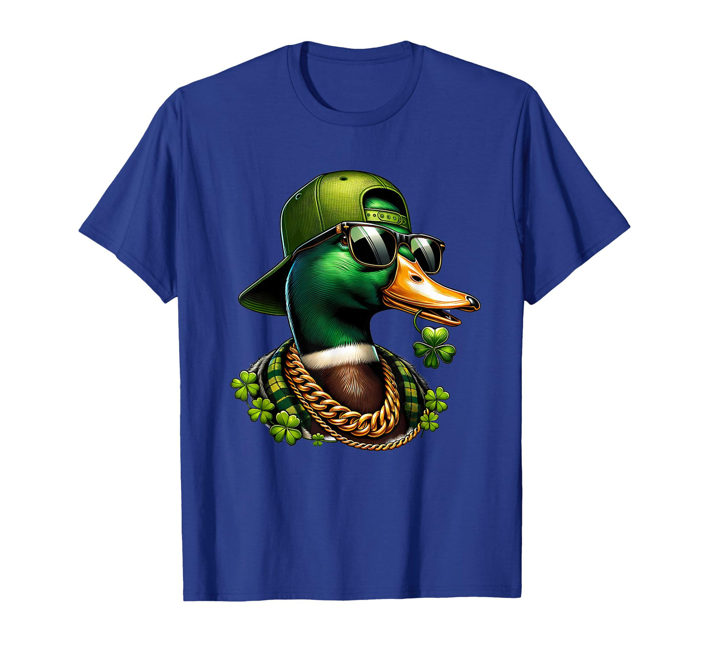Saint Patricks Call Me Lucky Mallard Duck St Patrick's Day T-Shirt