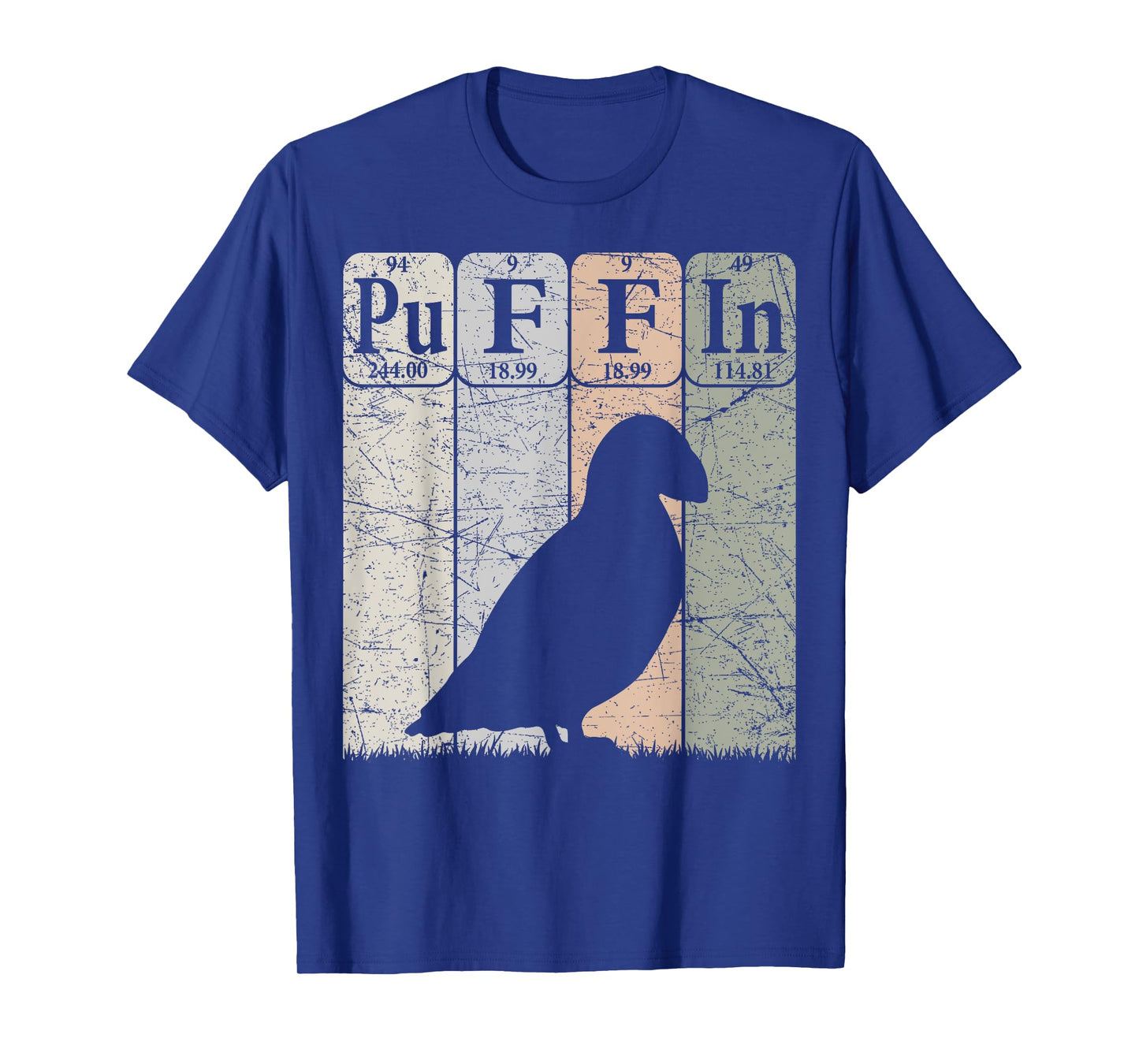 Puffin Periodic Table Elements Birdwatching Ornithology T-Shirt