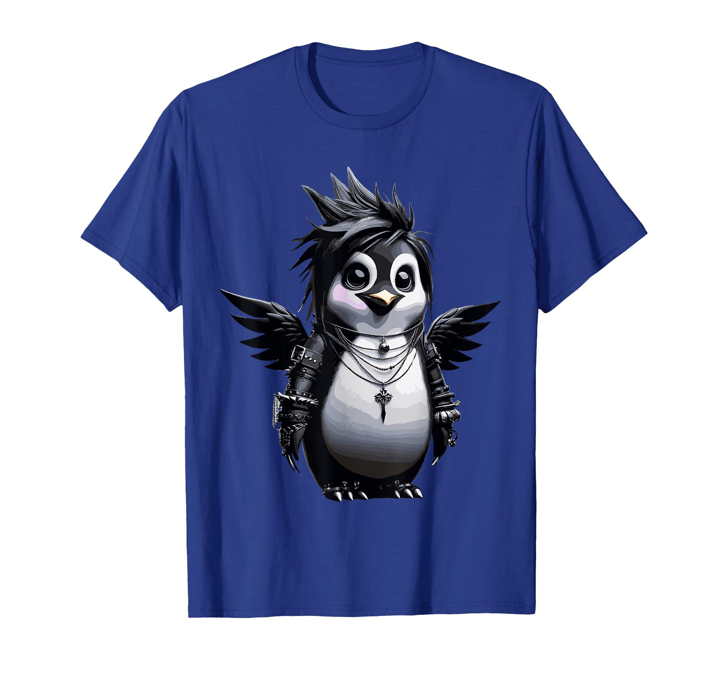 Cool Gothic Aesthetic Penguin Lover Grunge Goth Penguin T-Shirt
