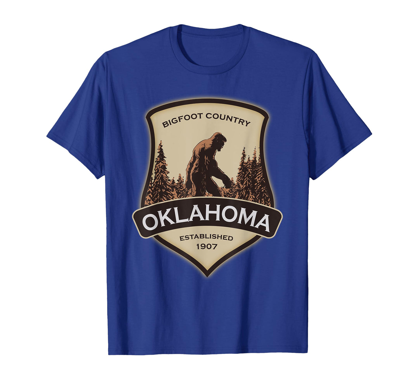 Oklahoma Bigfoot, or a Sasquatch T-Shirt