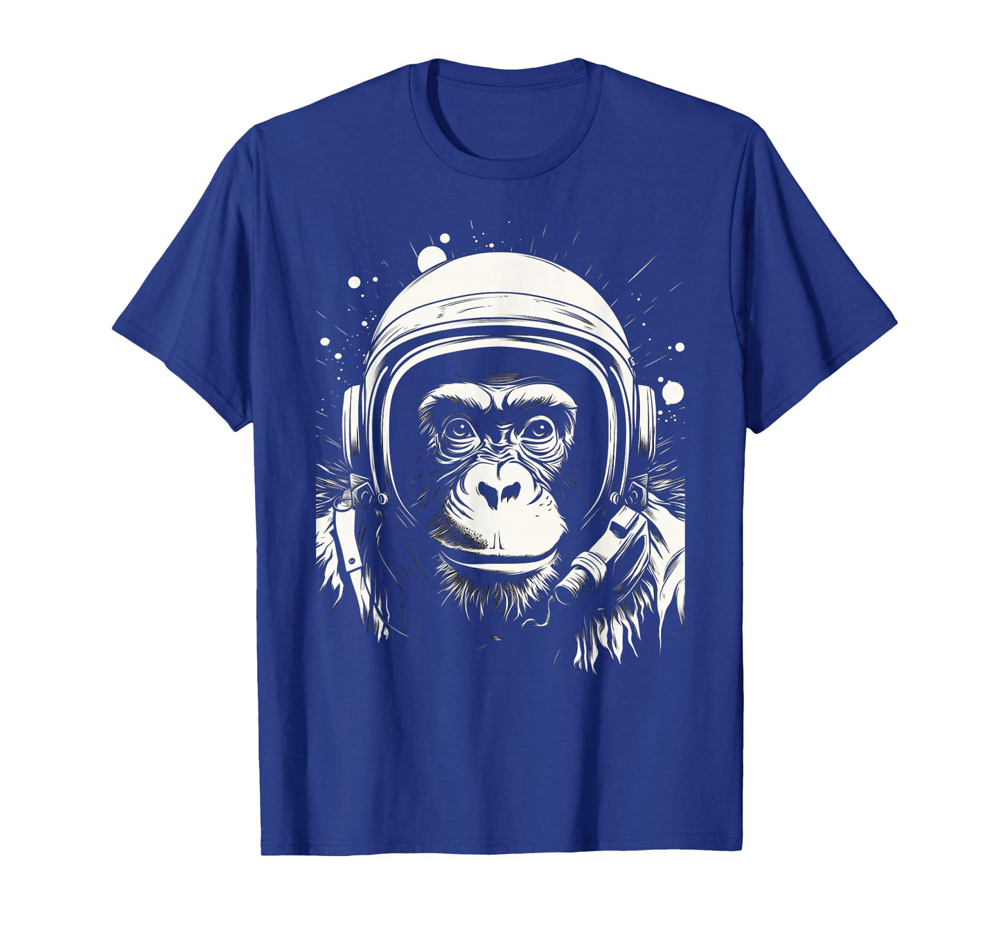 iconic monkey astronaut in astronautsuit in space T-Shirt