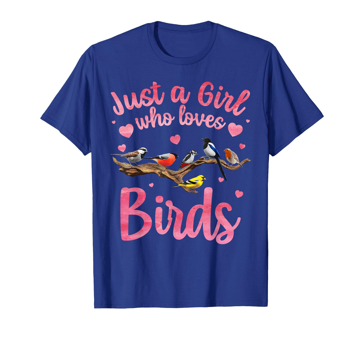 Cool Bird Watcher Art For Women Girls Birding Nerd Birder T-Shirt