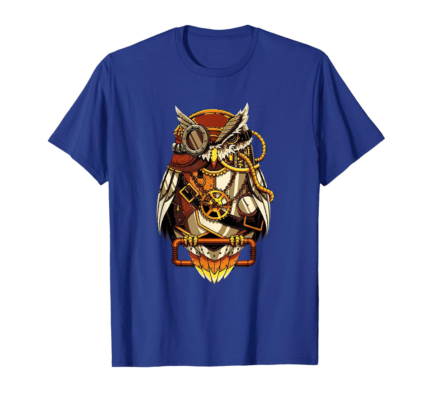 Steampunk Owl Art Bird Lovers T-Shirt