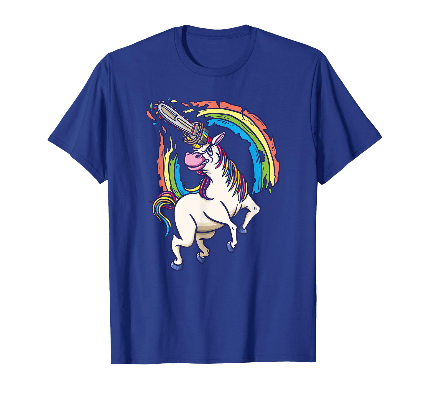 Chainsaws unicorn comes to kill fun gift T-Shirt