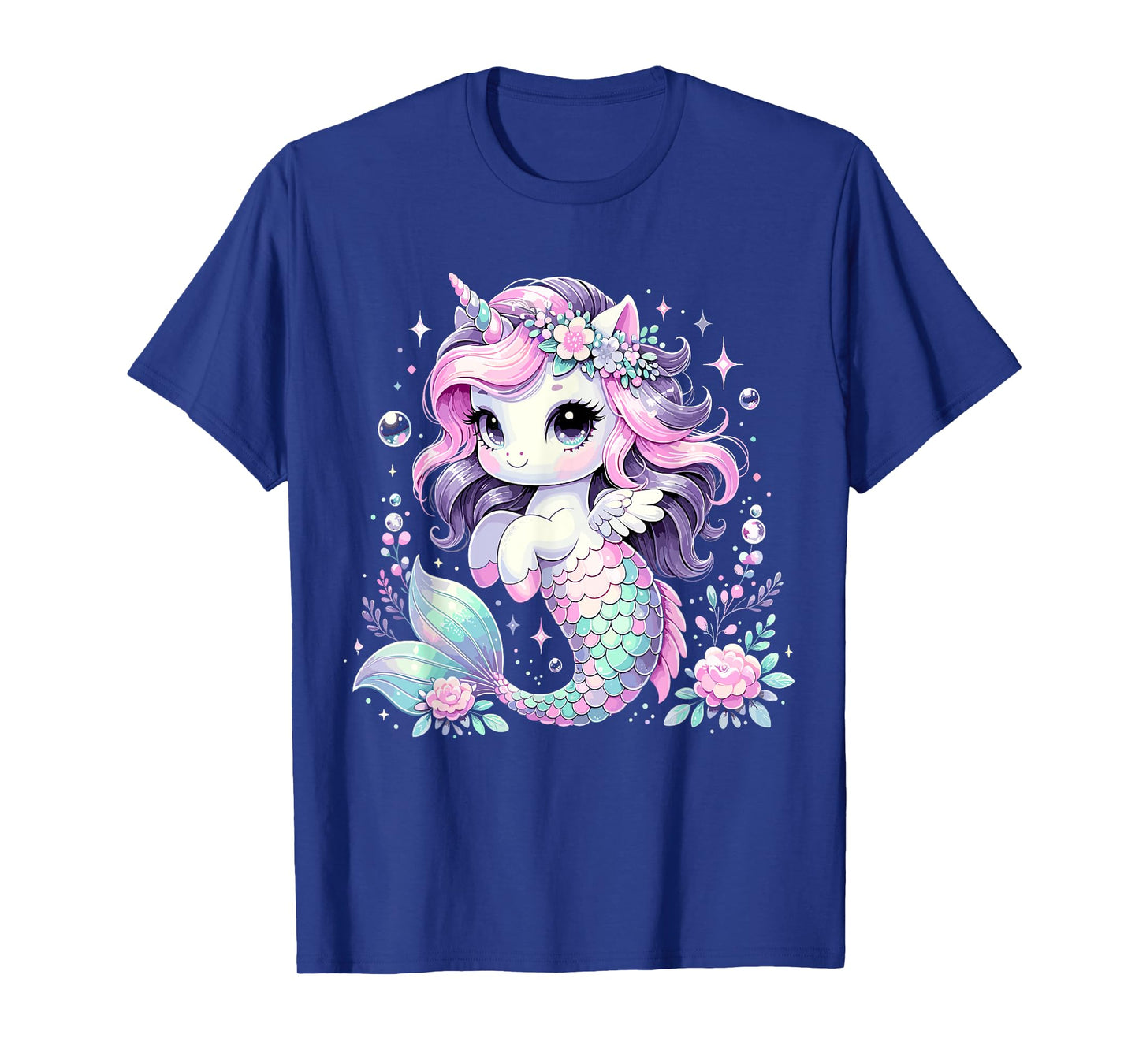 Unicorn Mermaid Birthday Party Mermicorn T-Shirt