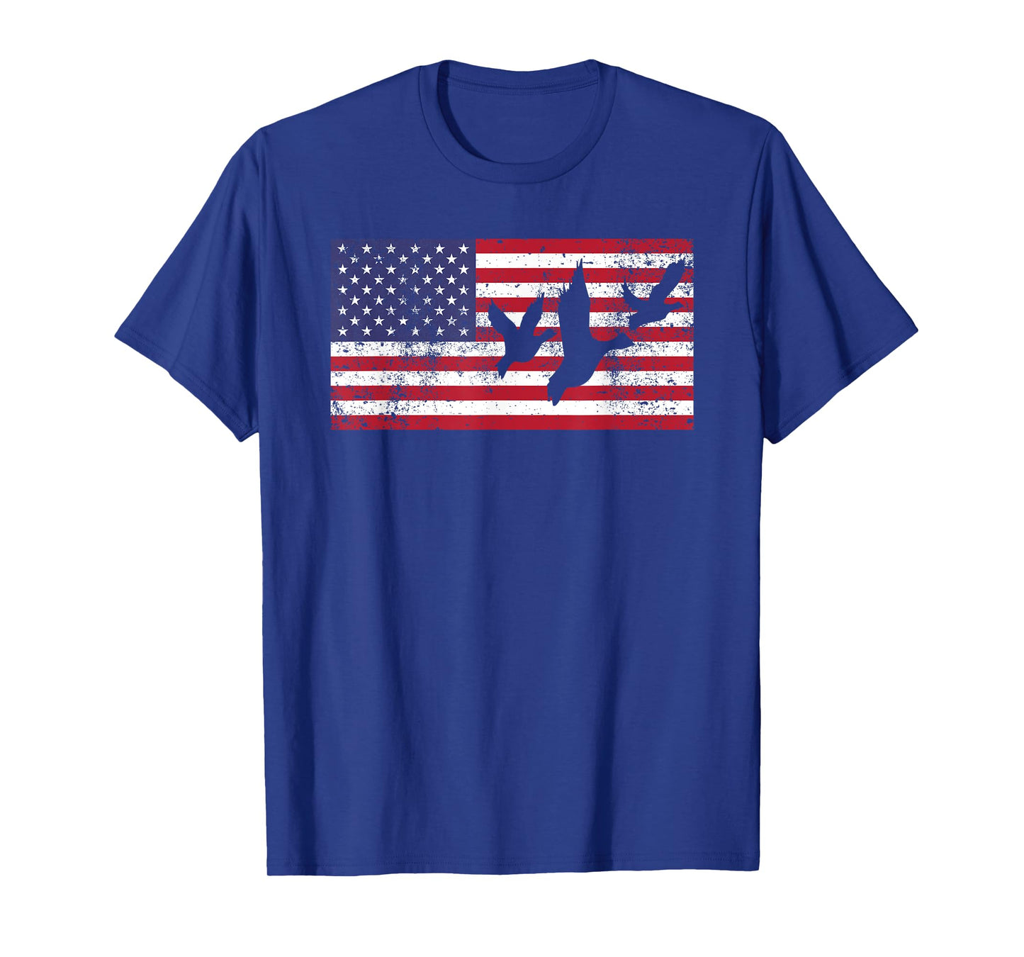 Duck Hunting Shirt American Flag USA 4th of July Gift T-Shirt