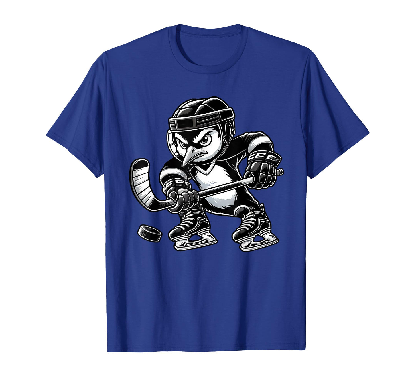 Penguin Hockey Player Team T-Shirt