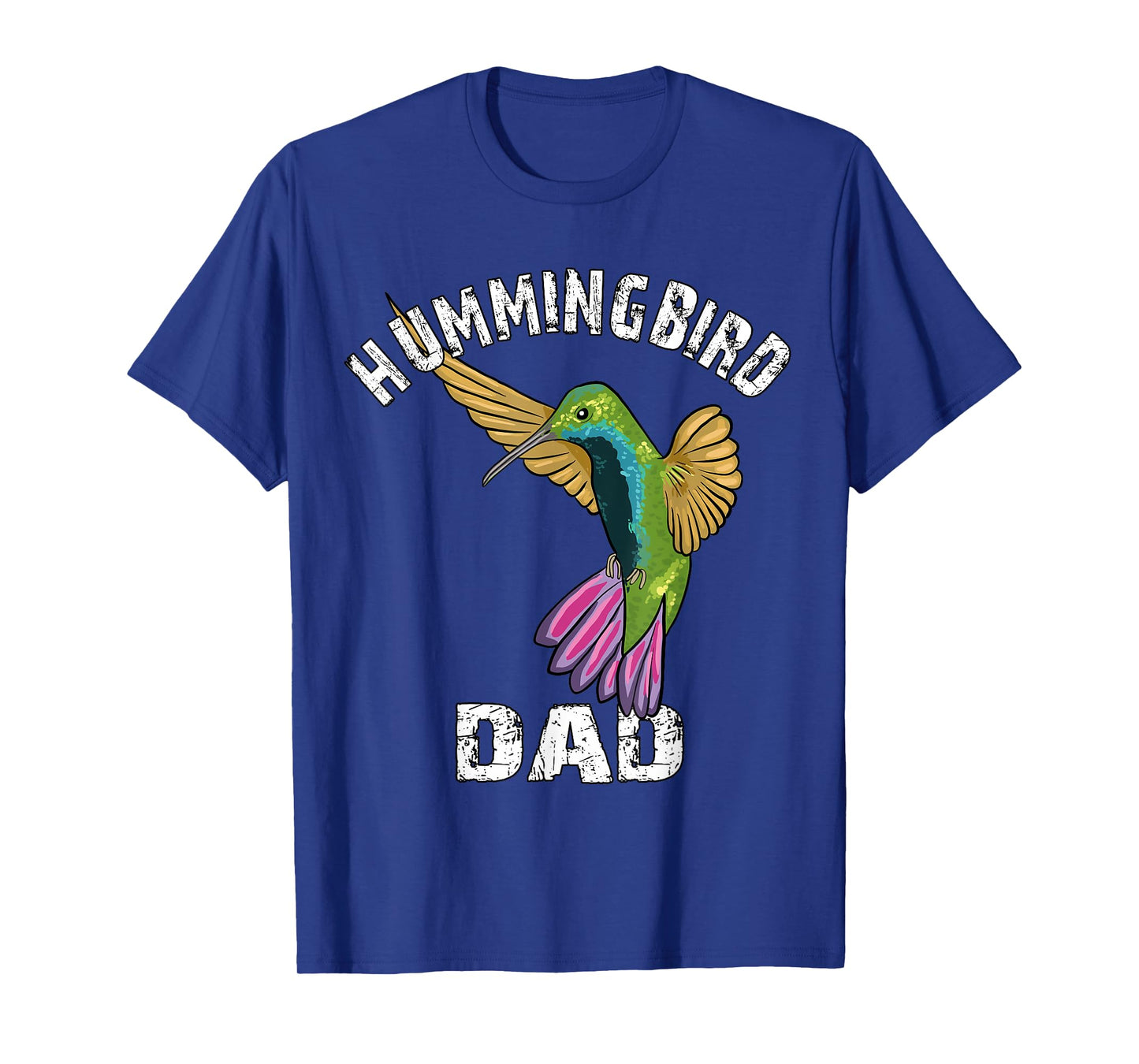 Hummingbird Dad Lover Illustration Hummingbird Art for Men T-Shirt