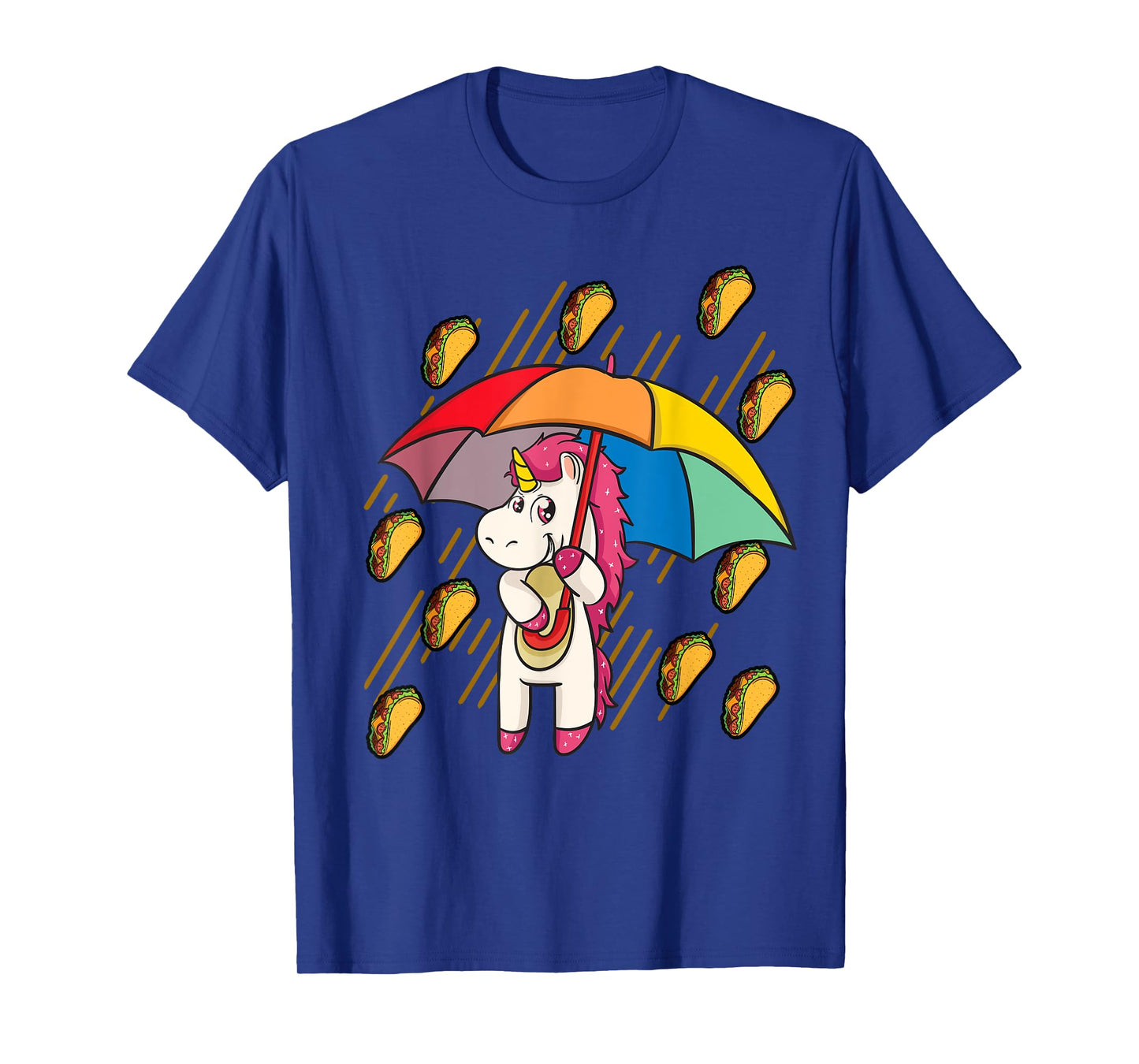 Raining Tacos Unicorn Lover Umbrella Cinco de Mayo T-Shirt