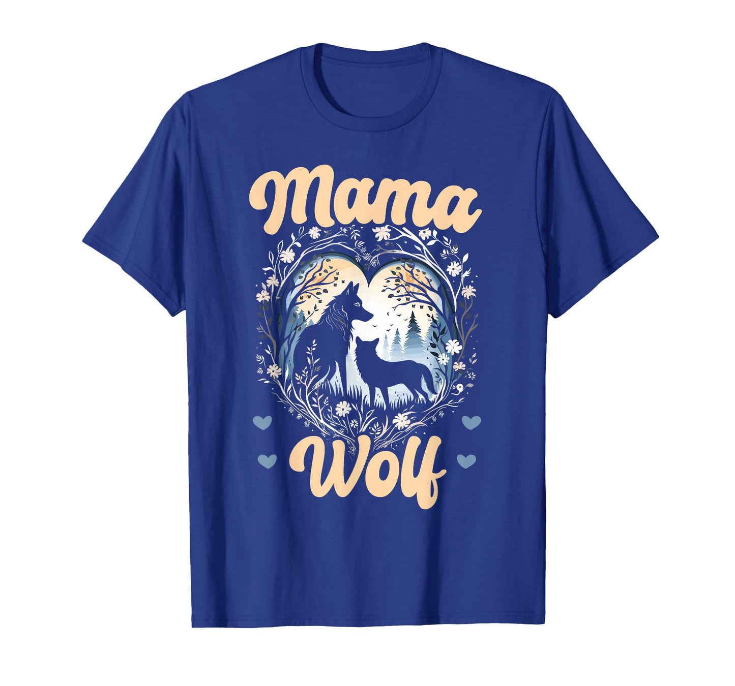 Wolf Lover Mothers Day SteMi Apparel Wolf Pack Wolfgang Wildlife Animal Mama Wolf T-Shirt