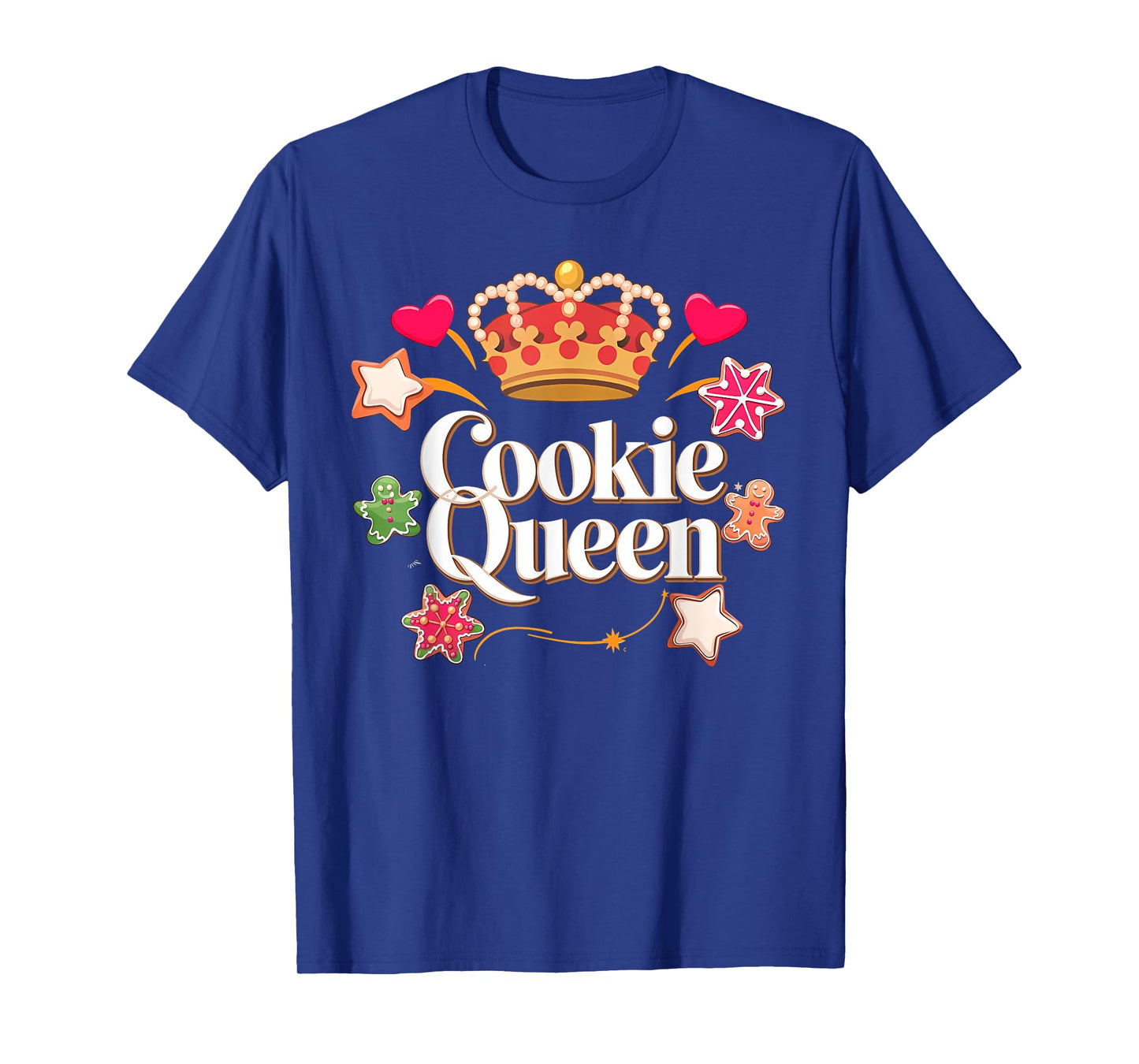 Cookie Queen Funny Xmas Baking Cookies Lover T-Shirt